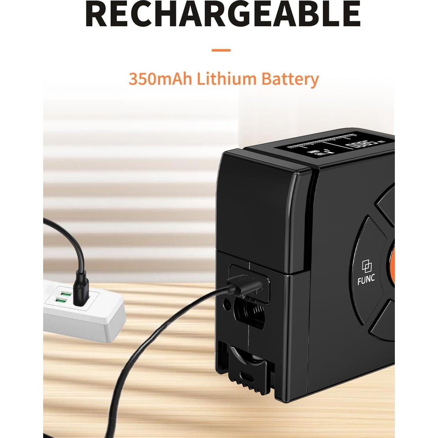 Cinta Métrica Láser Aicevoos 60m 3-en-1 Digital Recargable