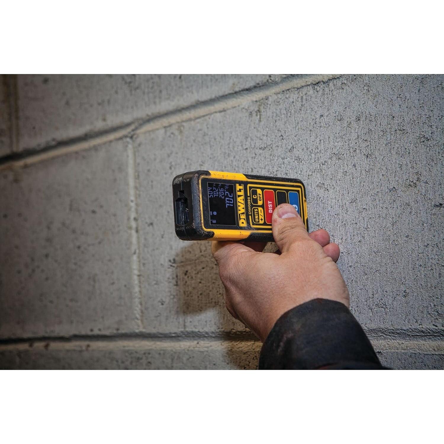 Medidor de Distancia Láser DEWALT DW099S 30,48 m Bluetooth