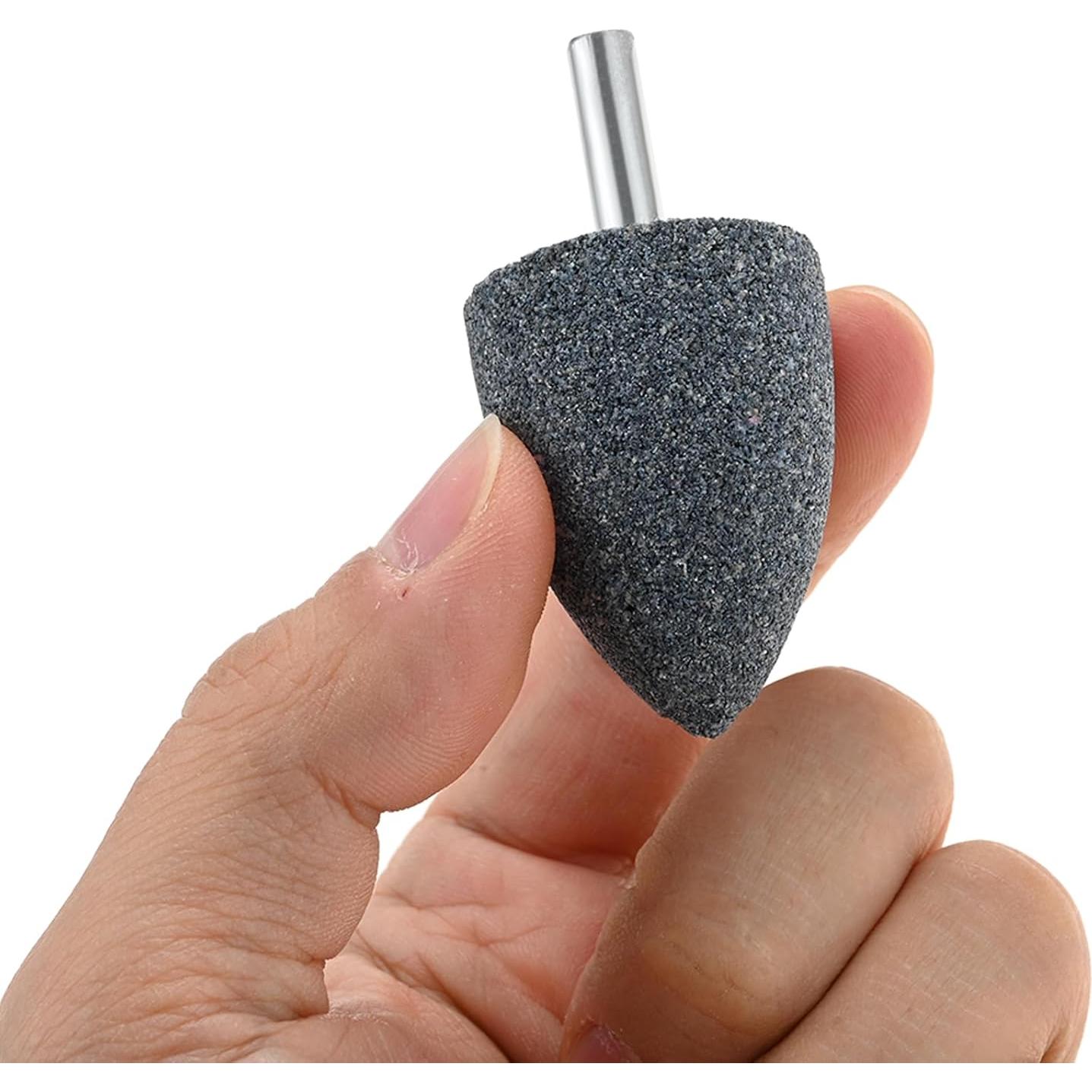 Muela Cono 30mm dophee 10 Piezas Óxido de Aluminio