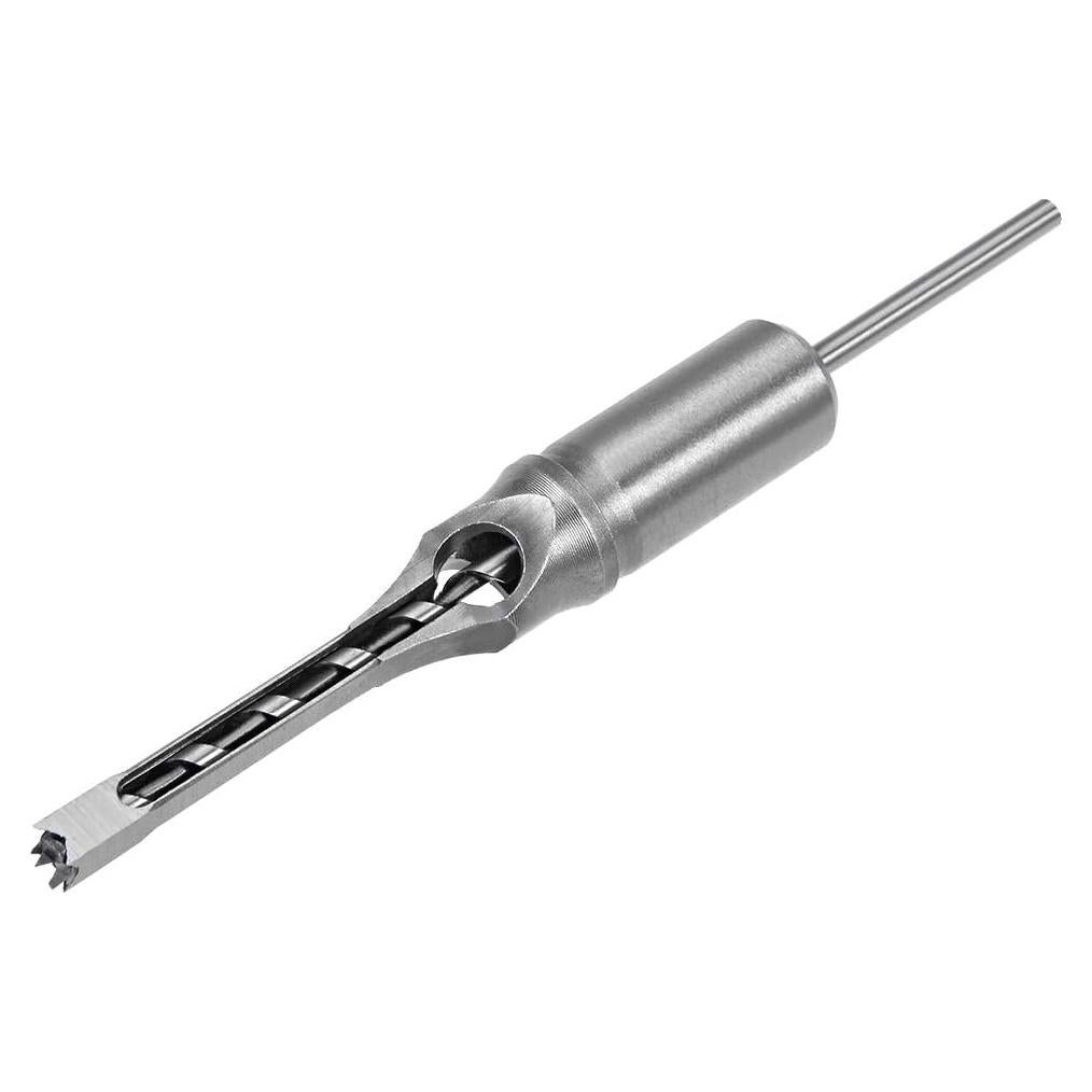 Broca Cuadrada uxcell 6.35mm Acero Alto Carbono 160mm