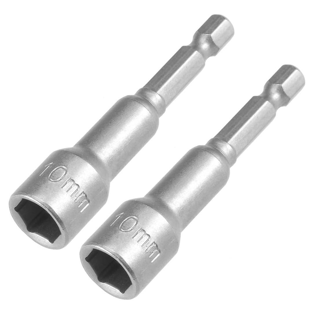 Destornillador Magnético 10mm uxcell 2 Pcs 65mm Acero