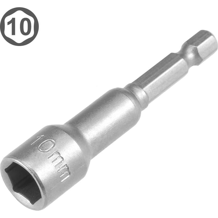 Destornillador Magnético 10mm uxcell 2 Pcs 65mm Acero