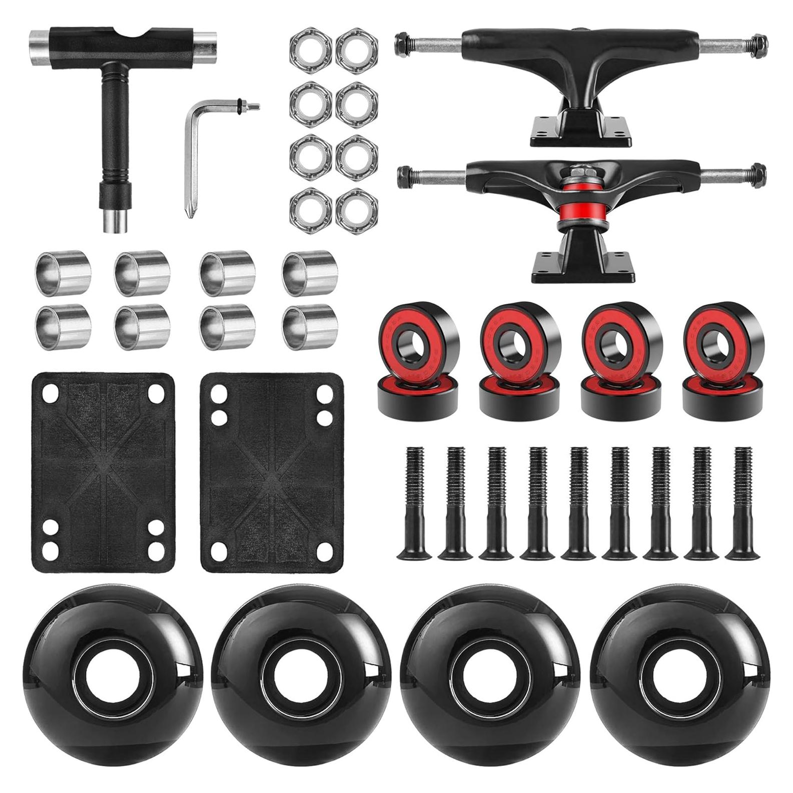 Juego de Skateboard AXDT Ejes y Ruedas 52mm y 60mm