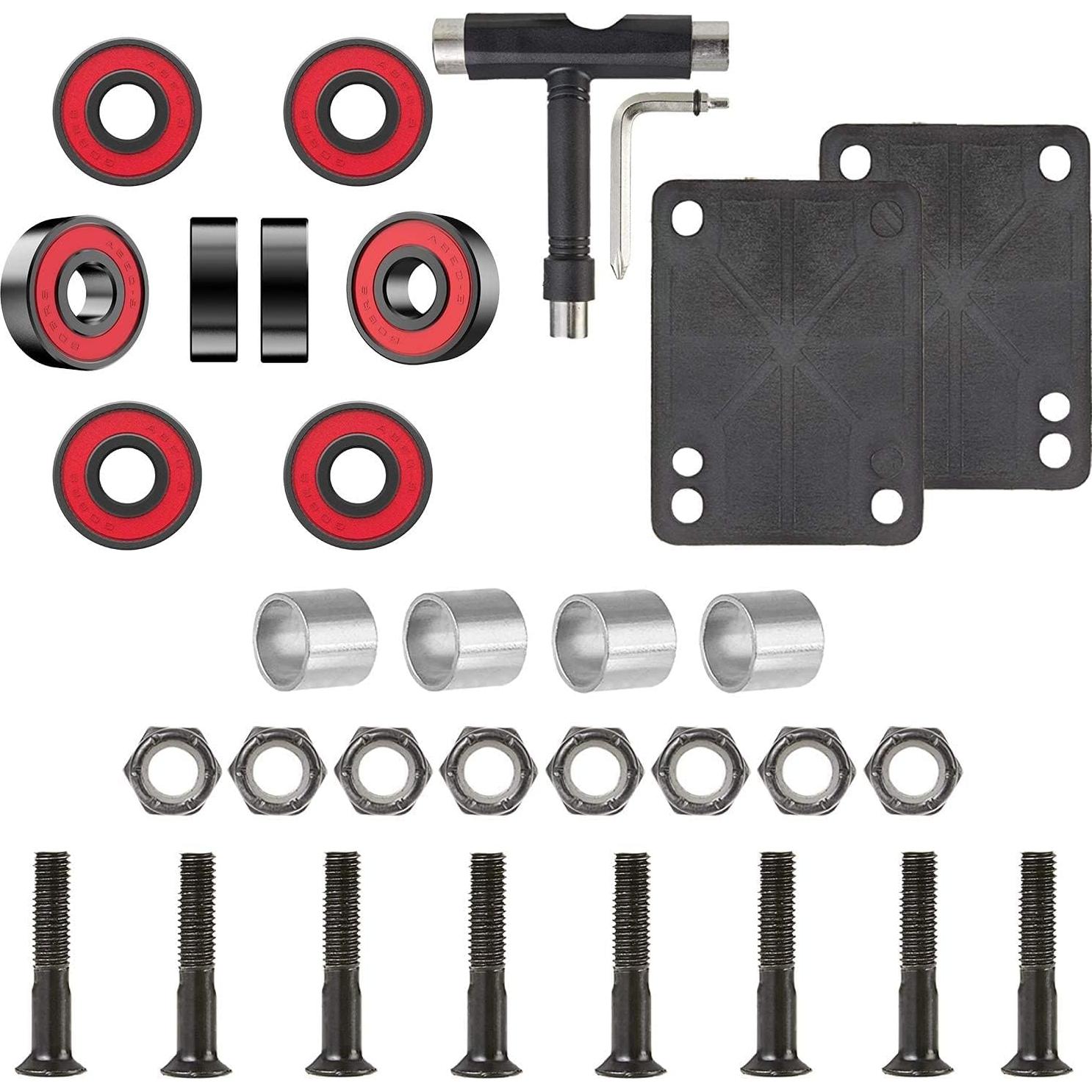 Juego de Skateboard AXDT Ejes y Ruedas 52mm y 60mm