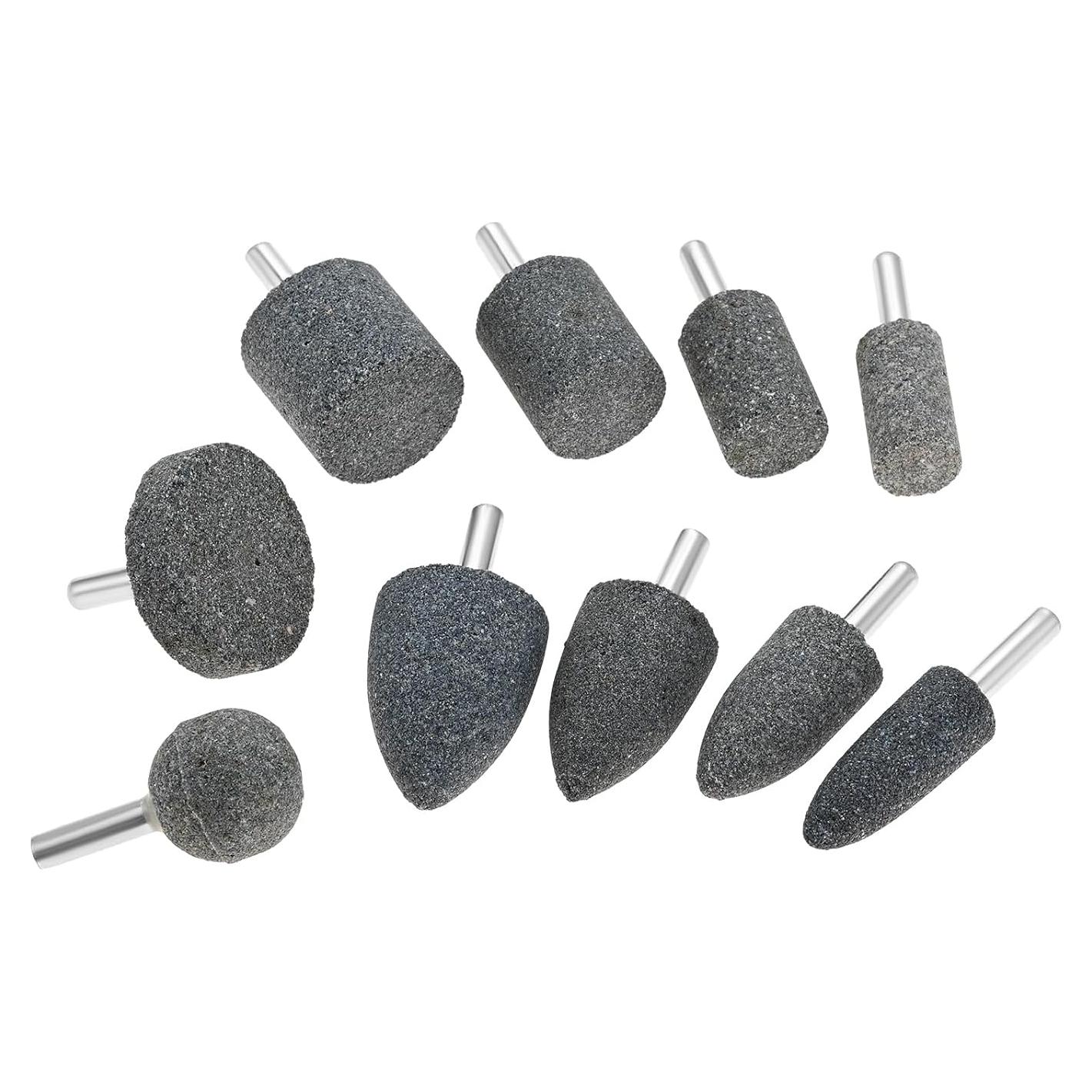 10 Piezas Piedras Abrasivas Dophee 6.35mm para Molienda