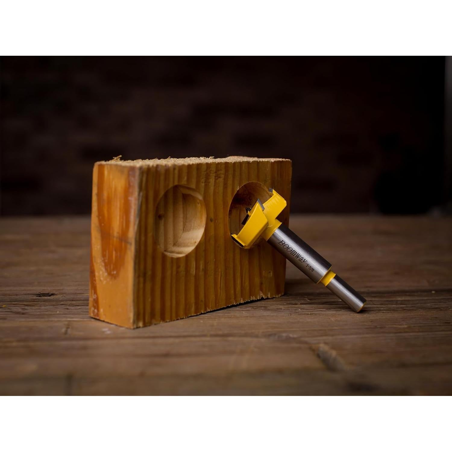 Broca Forstner Boomway 34.9mm Carburo para Carpintería