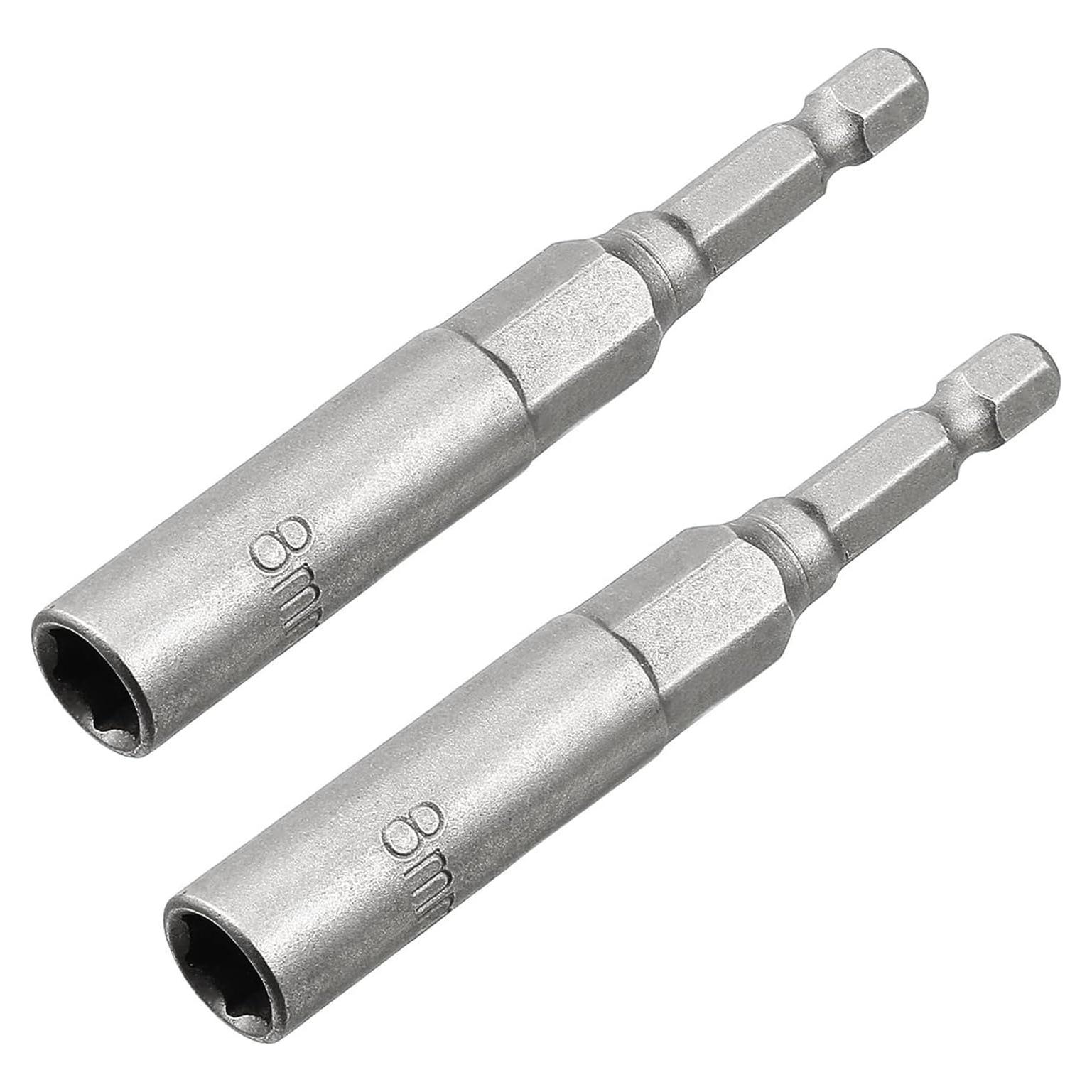 Utoolmart 2 Pcs Cambiador Rápido Hexagonal 8mm 80mm