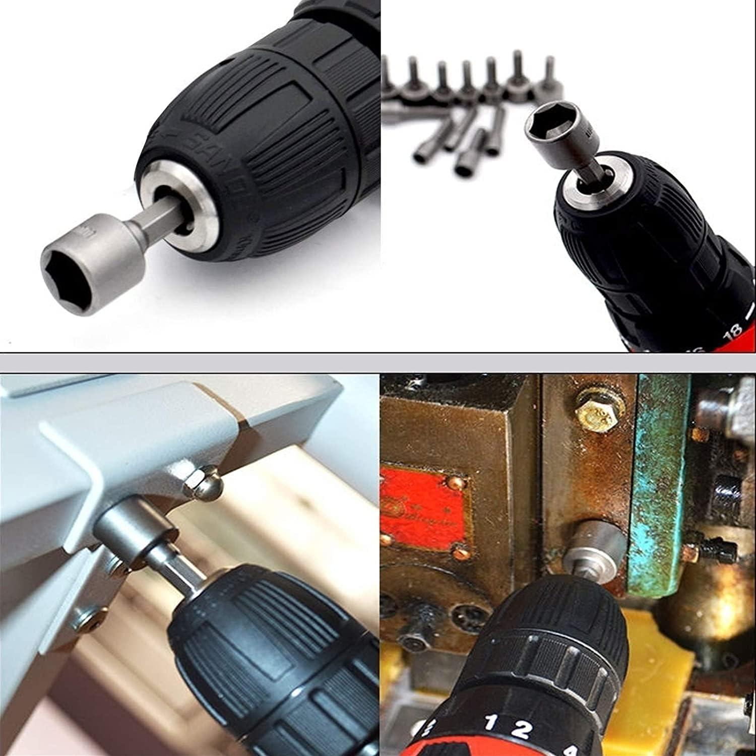 Utoolmart 2 Pcs Cambiador Rápido Hexagonal 8mm 80mm