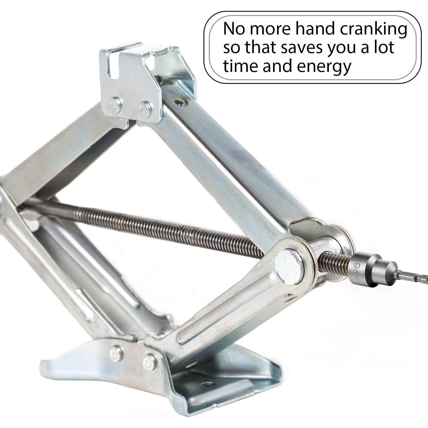 Utoolmart 2 Pcs Cambiador Rápido Hexagonal 8mm 80mm