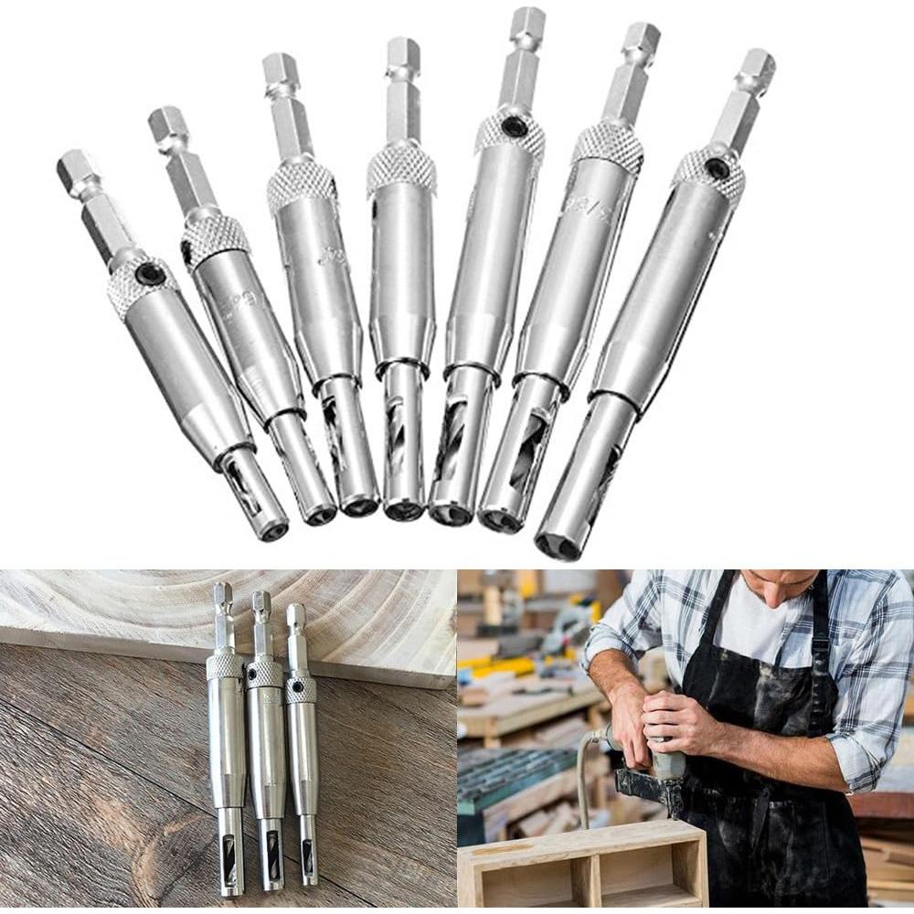 Juego de 8 Brocas Centradoras AFUNTA para Perforadora