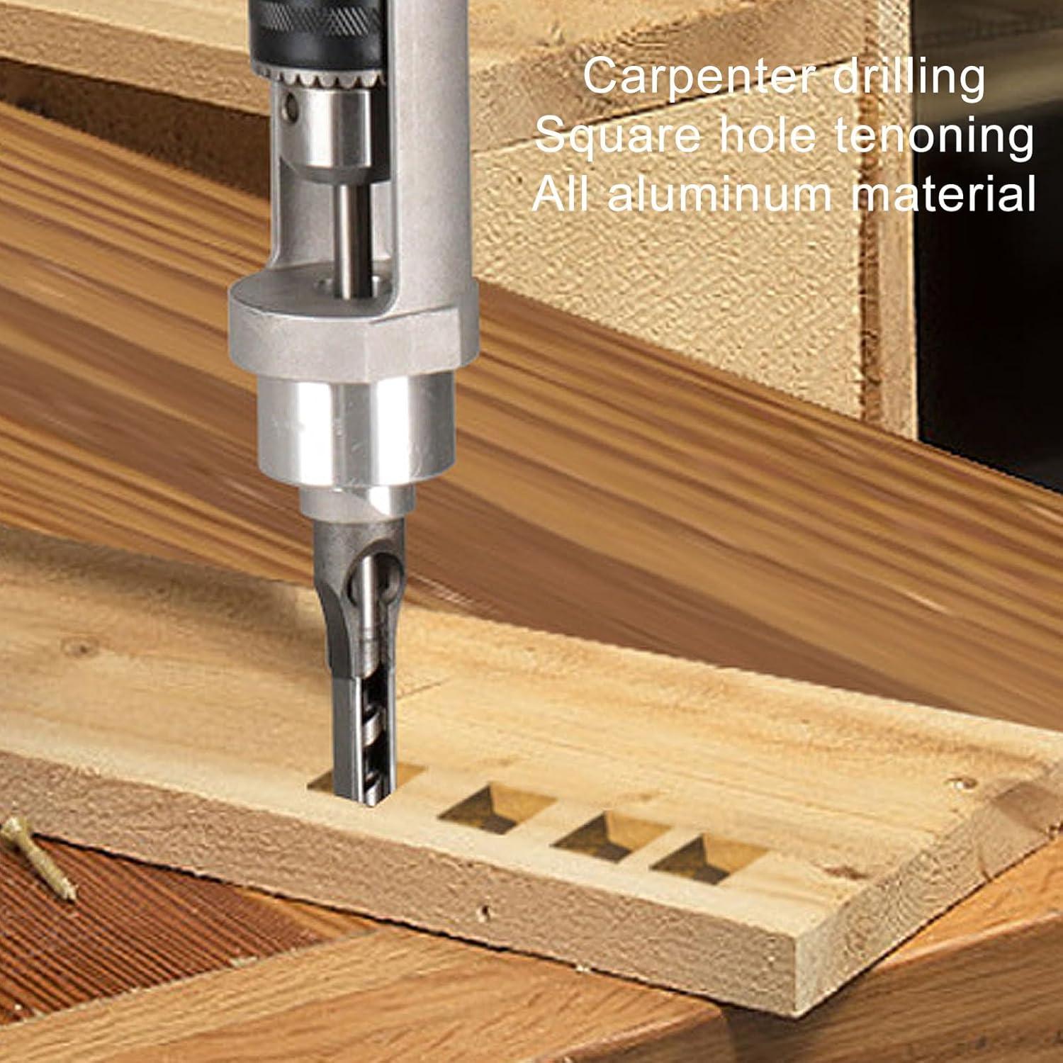 Adaptador de Broca Eujgoov para Agujeros Cuadrados 19mm