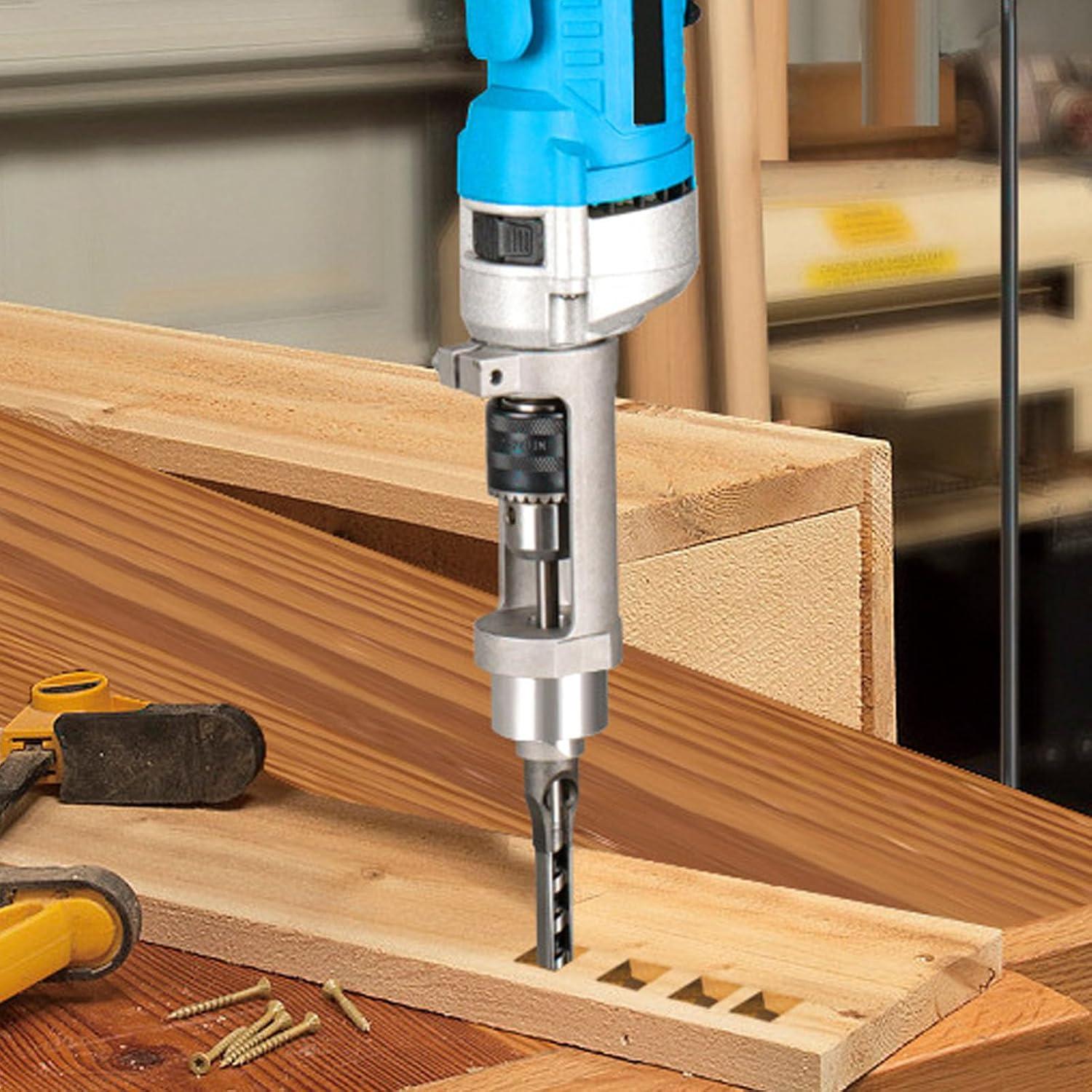 Adaptador de Broca Eujgoov para Agujeros Cuadrados 19mm