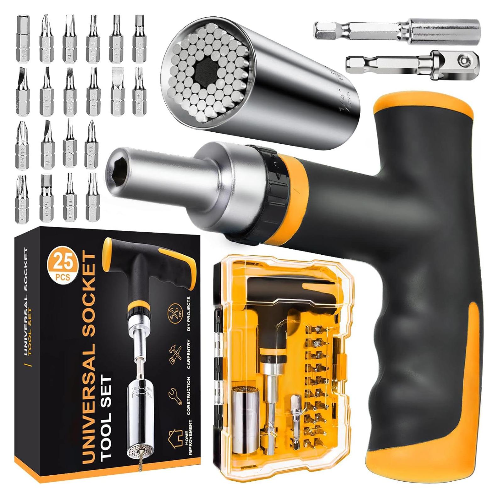 Juego de Herramientas Multifuncional EGIFI 25 PCS Plata