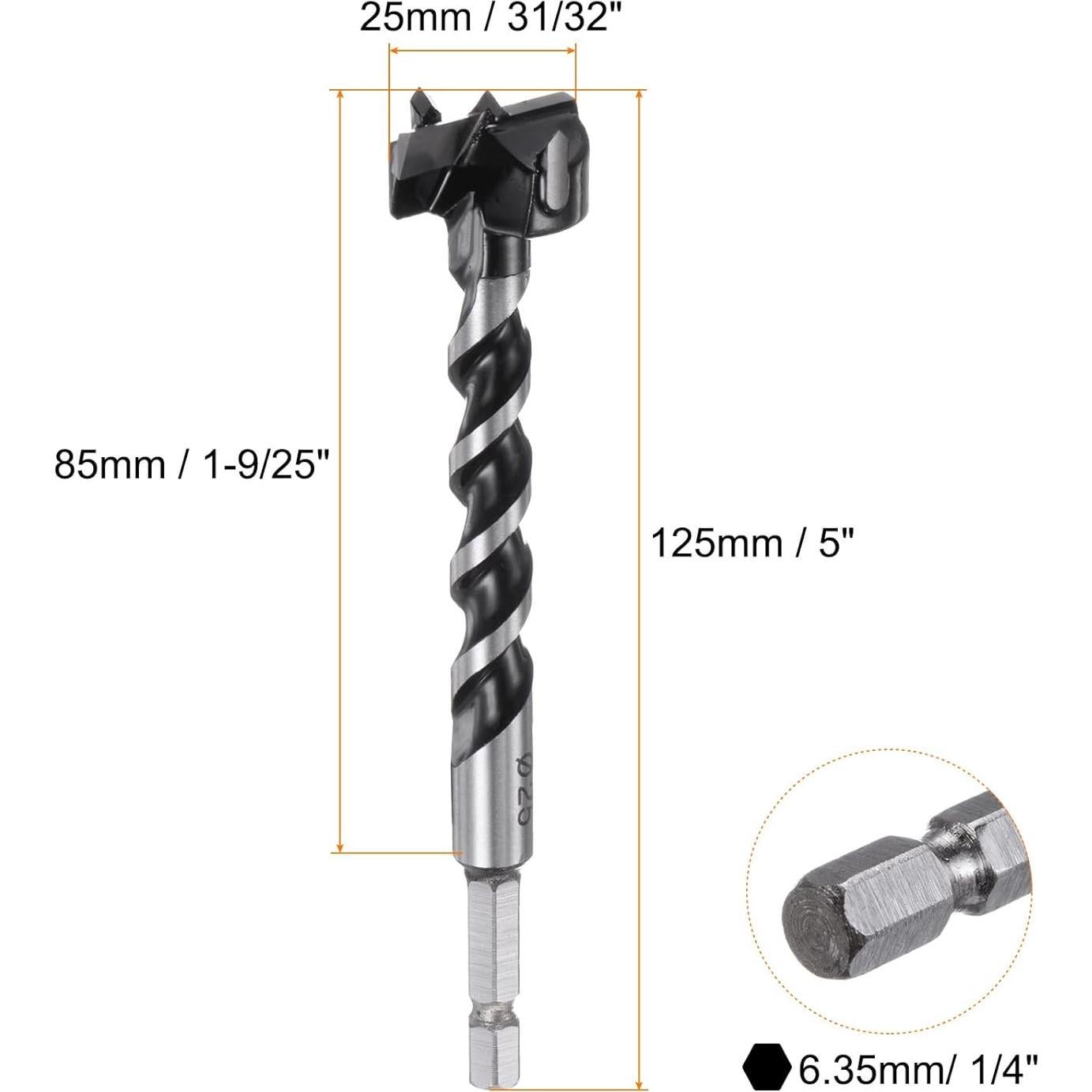 Bit de Forstner Harfington 25mm Carburo Tungsteno Madera