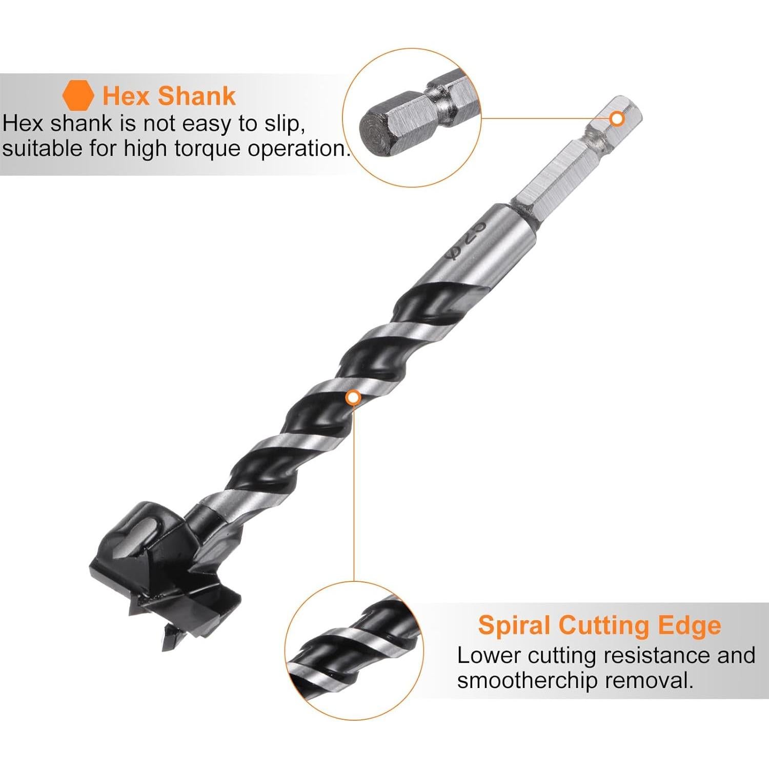 Bit de Forstner Harfington 25mm Carburo Tungsteno Madera