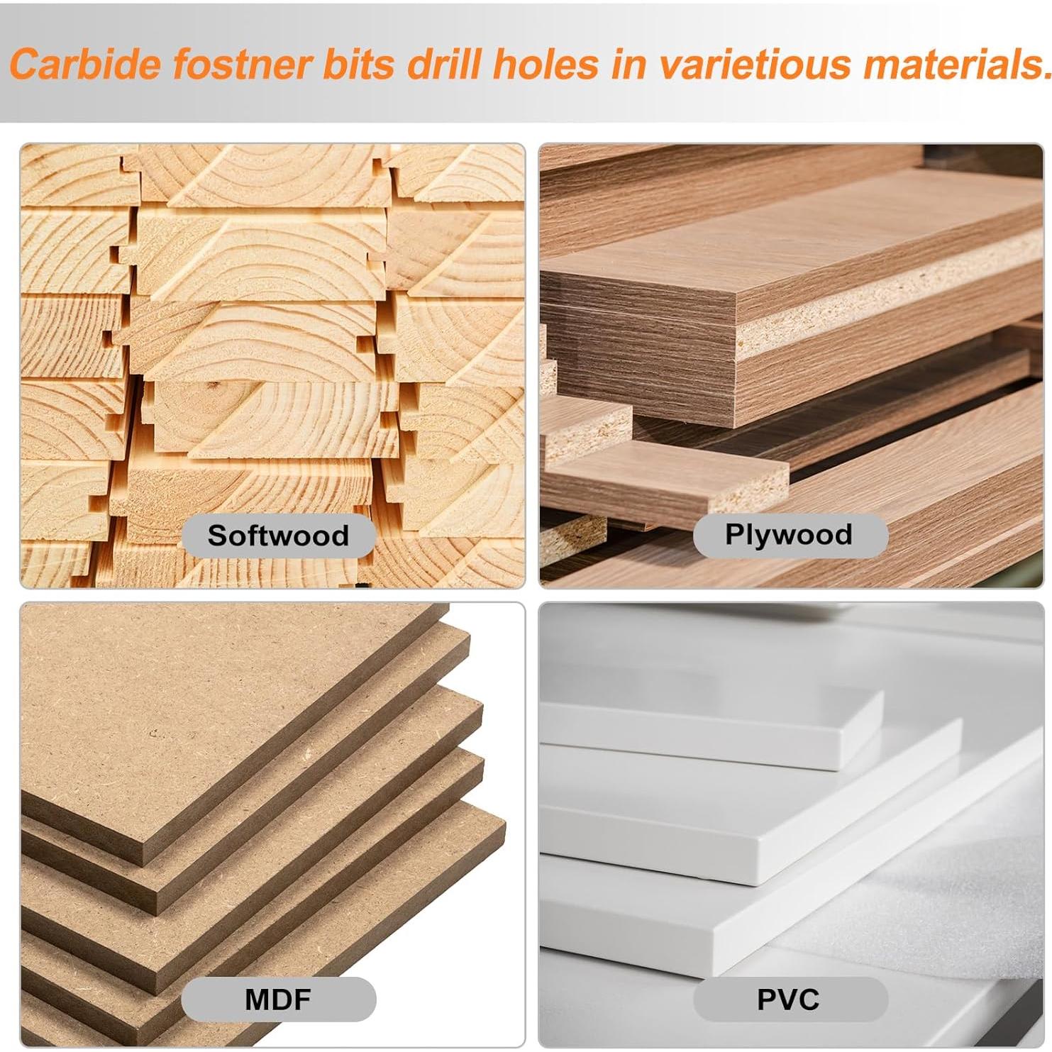 Bit de Forstner Harfington 25mm Carburo Tungsteno Madera