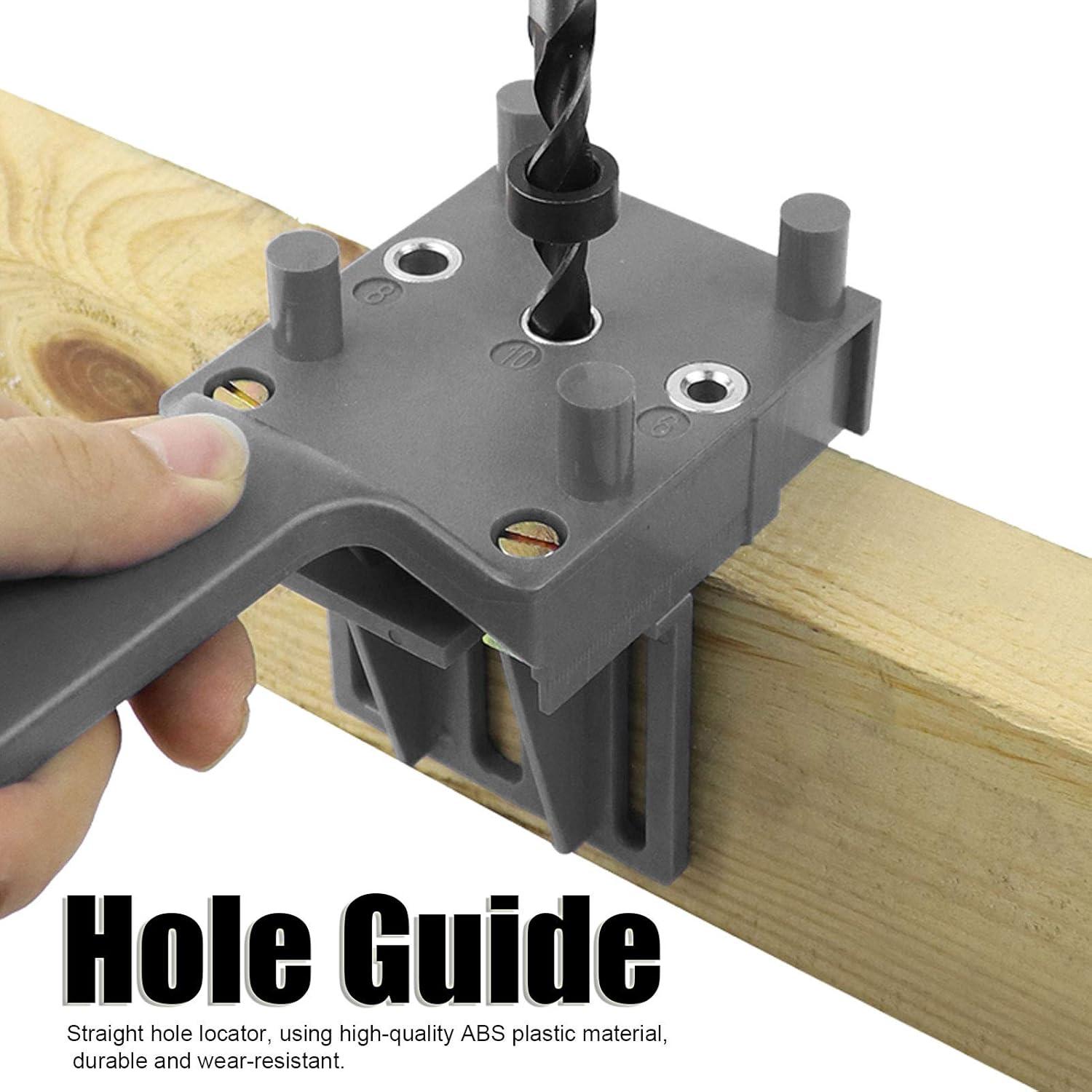 Kit de Plantilla de Dowel Leopacat 6mm 8mm 10mm Gris