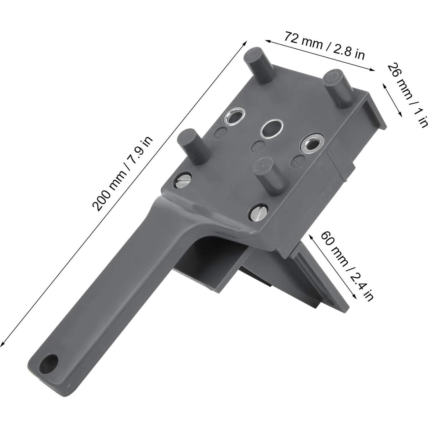 Kit de Plantilla de Dowel Leopacat 6mm 8mm 10mm Gris