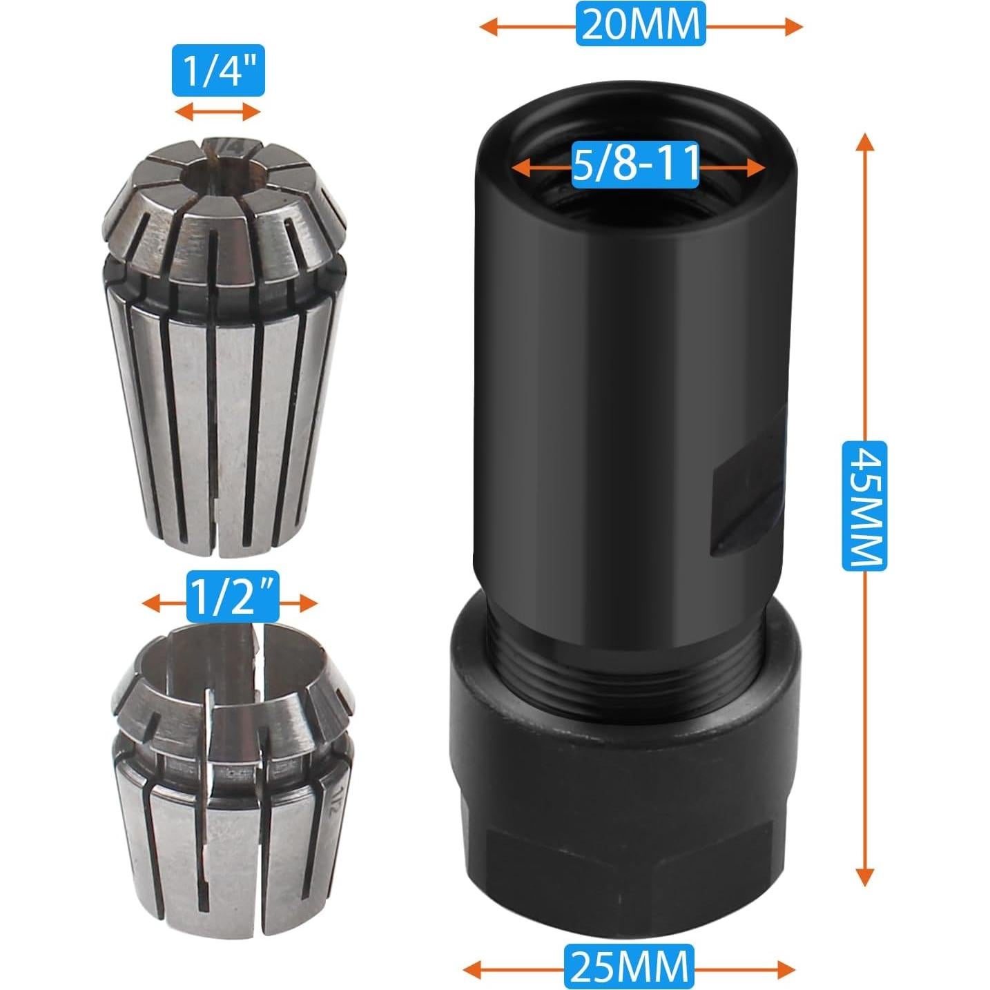 Juego de Eje de Extensión ROOCBIT para Amoladora Angular