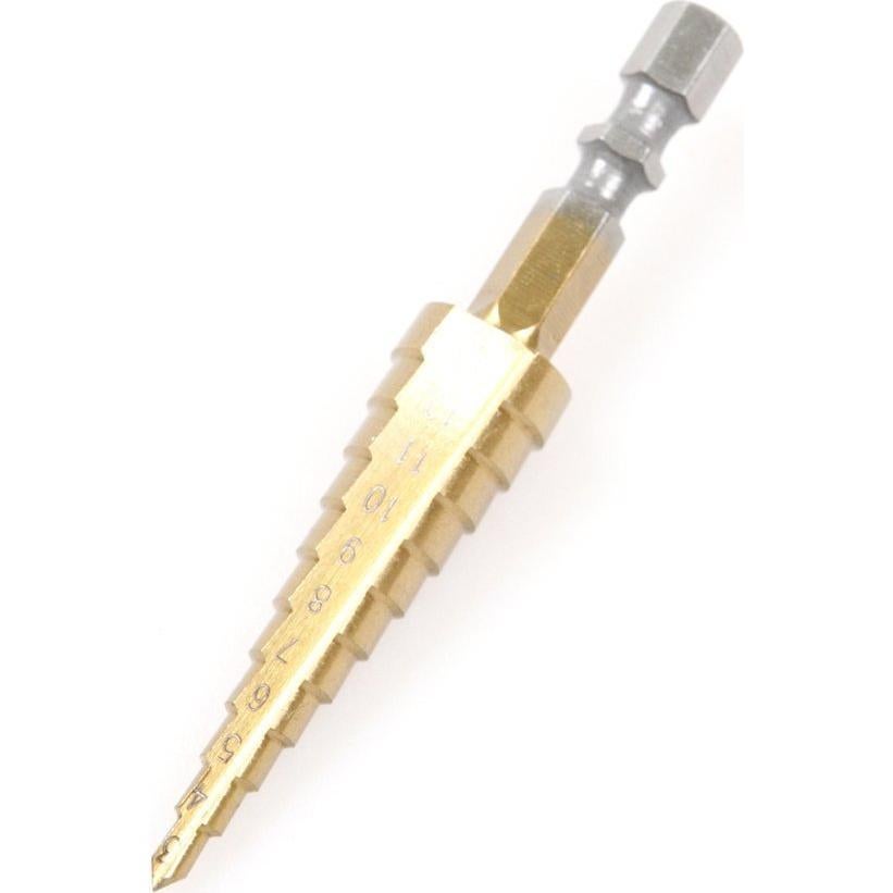 Juego de Brocas Escalonadas Preamer 4-12-20-32mm Hexagonal