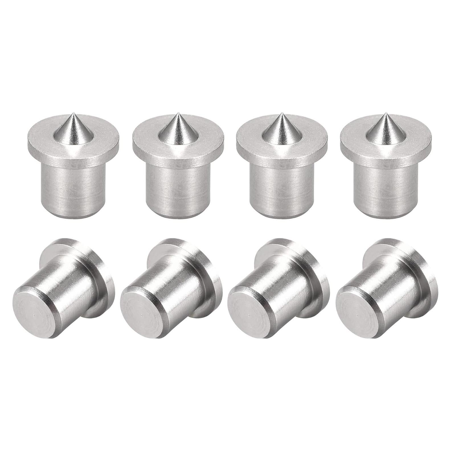 Centro de Taladro uxcell 5mm Acero Inoxidable 8 Piezas