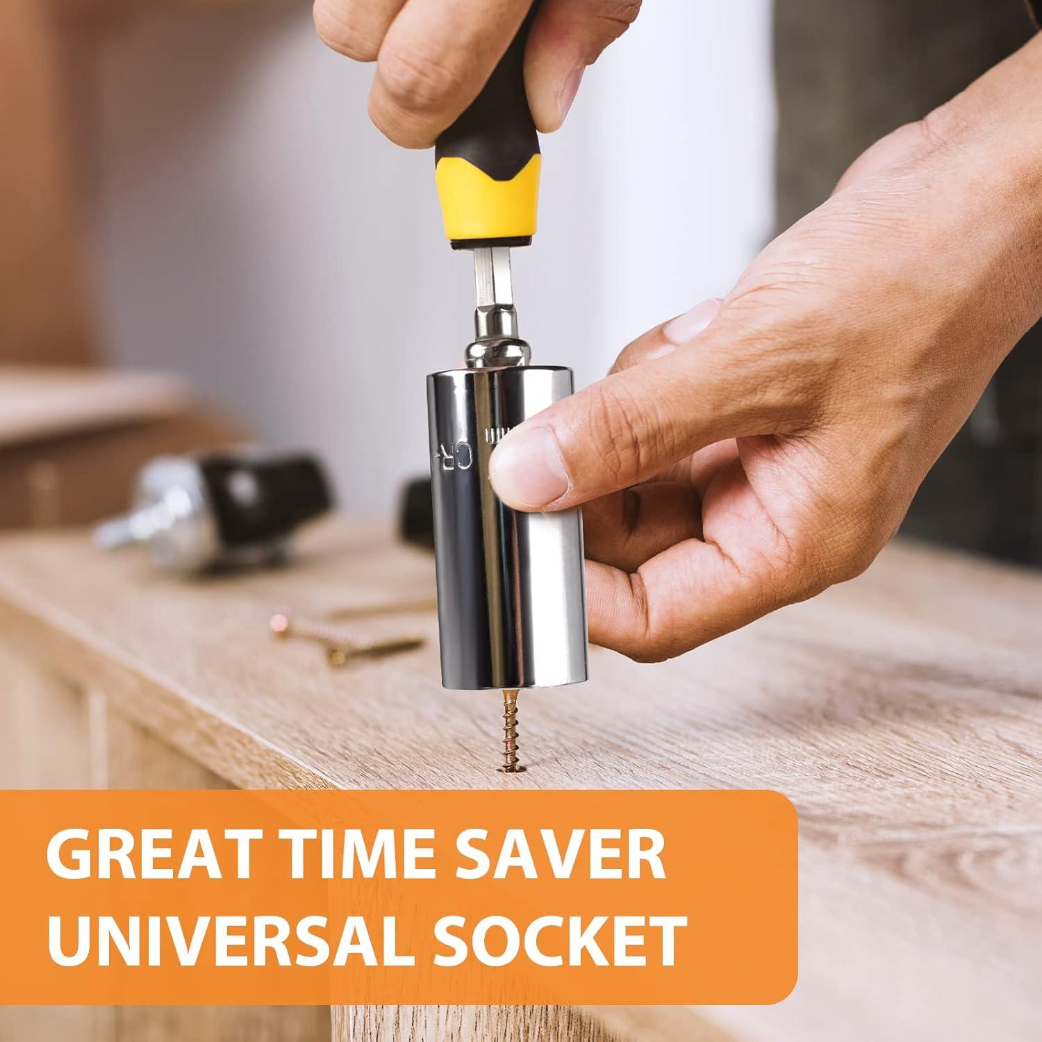 Juego de Herramientas HELEMAN 4 Piezas para Taladro 7-19 mm