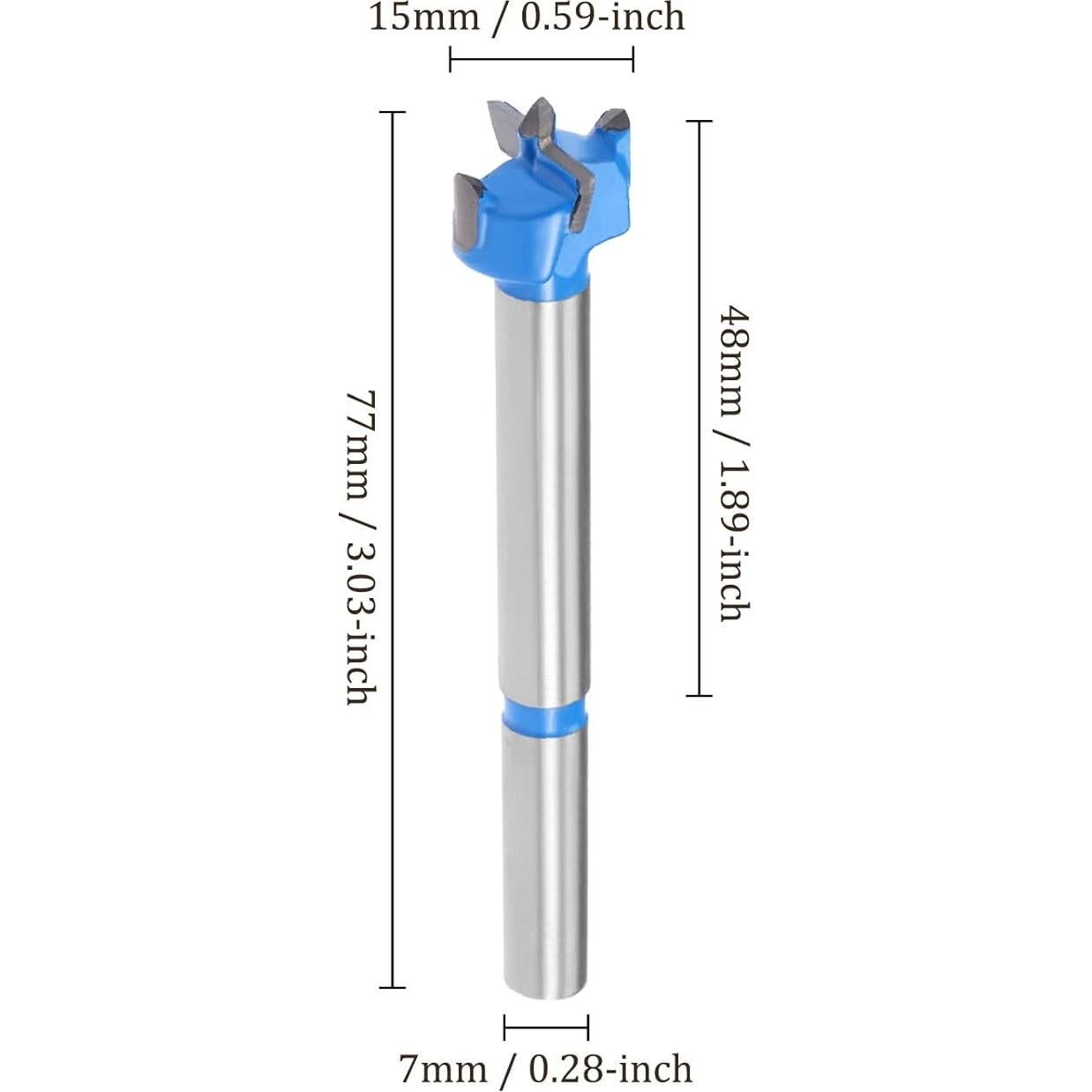 Broca Forstner Kozelo 15mm Carburo para Madera