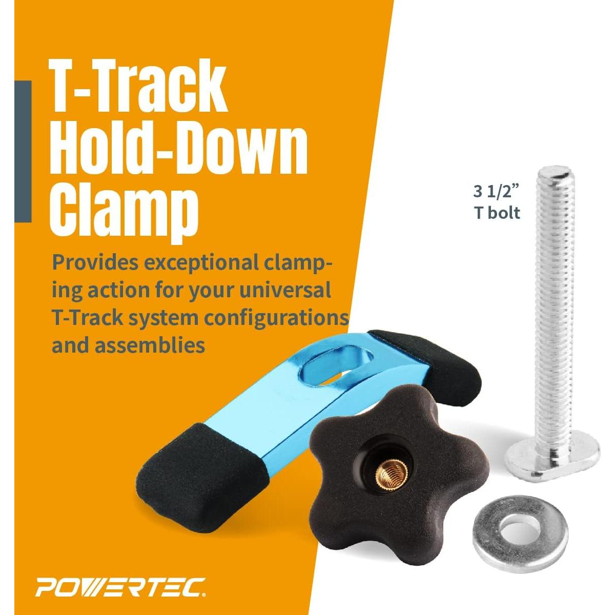 Mini Abrazadera de Sujeción POWERTEC 71082 Aluminio 9,21 cm