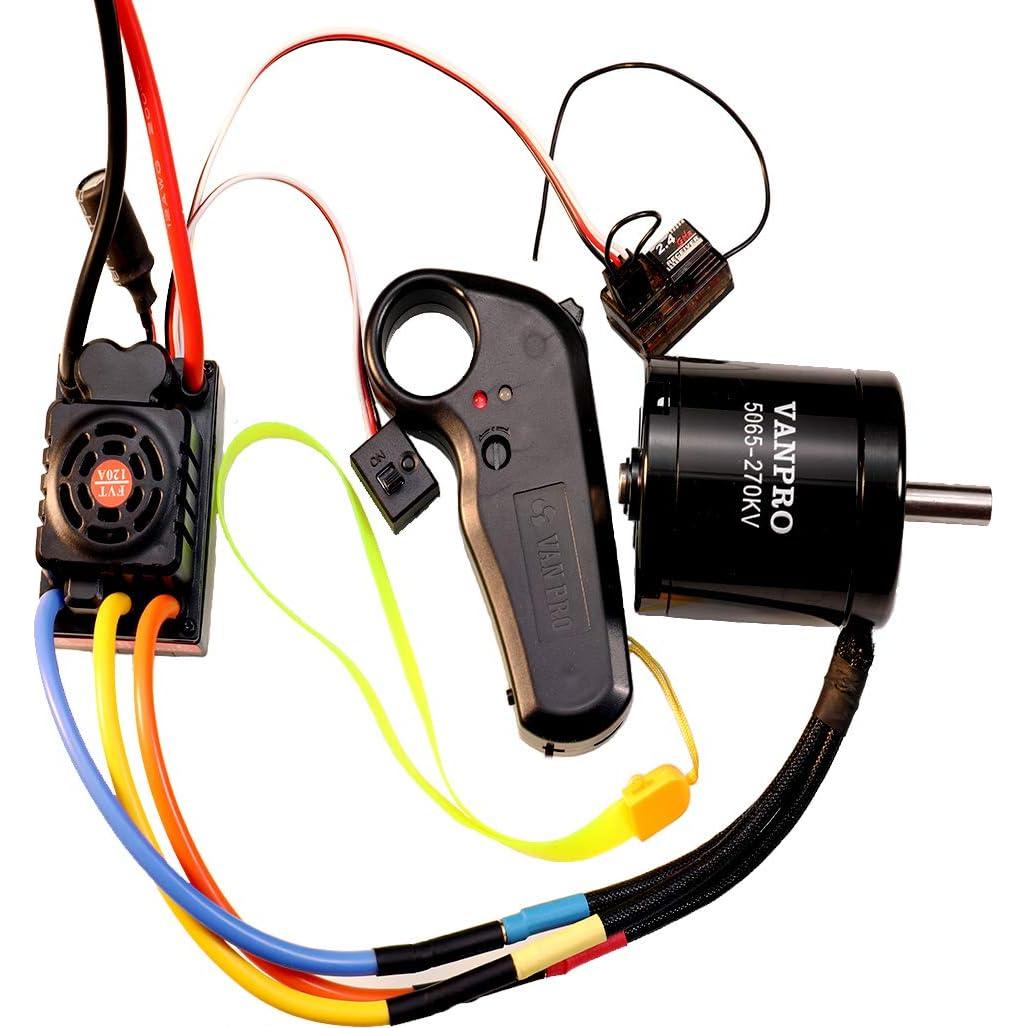 VANPRO Patineta Eléctrica DIY V2 Control Remoto 80m Alcance