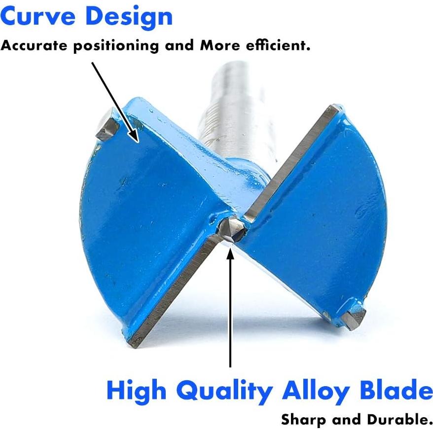 Broca Forstner 40mm Genubi Industry para madera azul