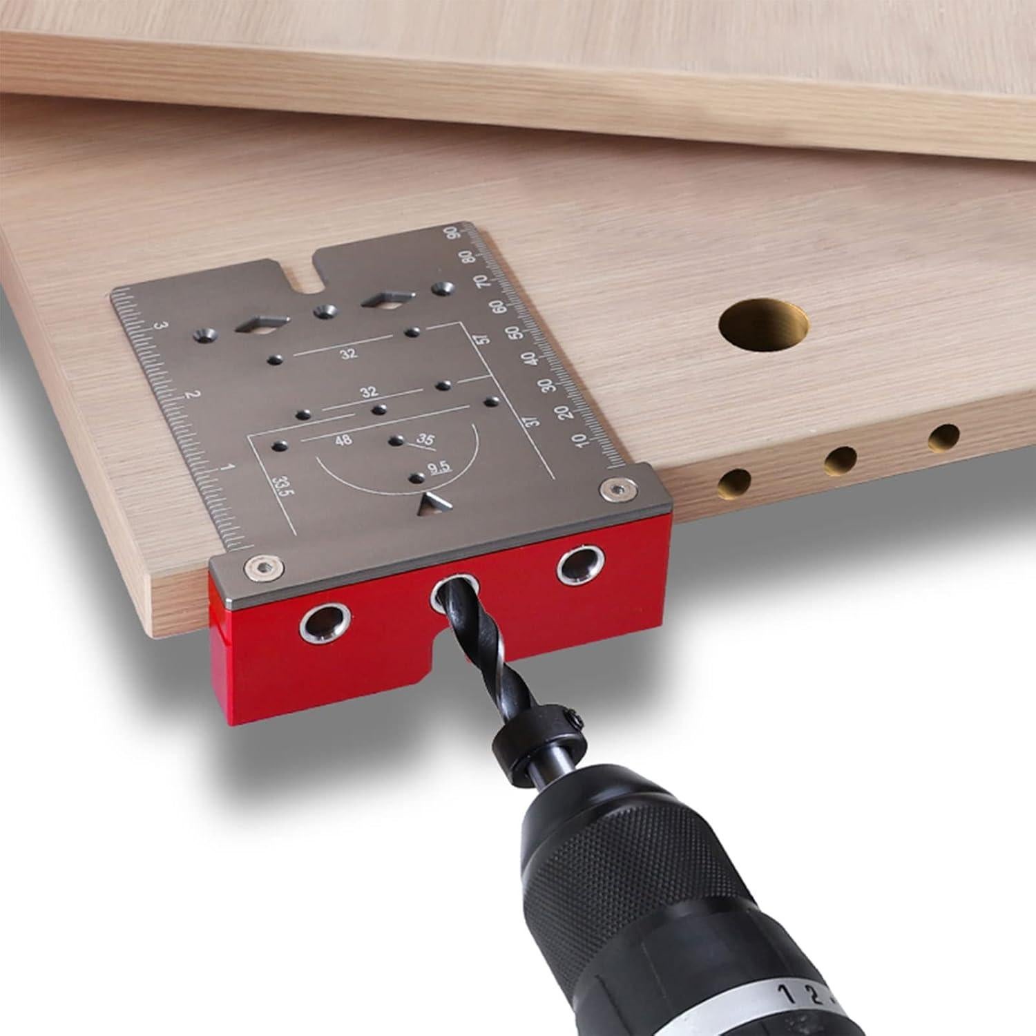 Localizador de Agujeros para Bisagras Yosoo 30cm Ajustable