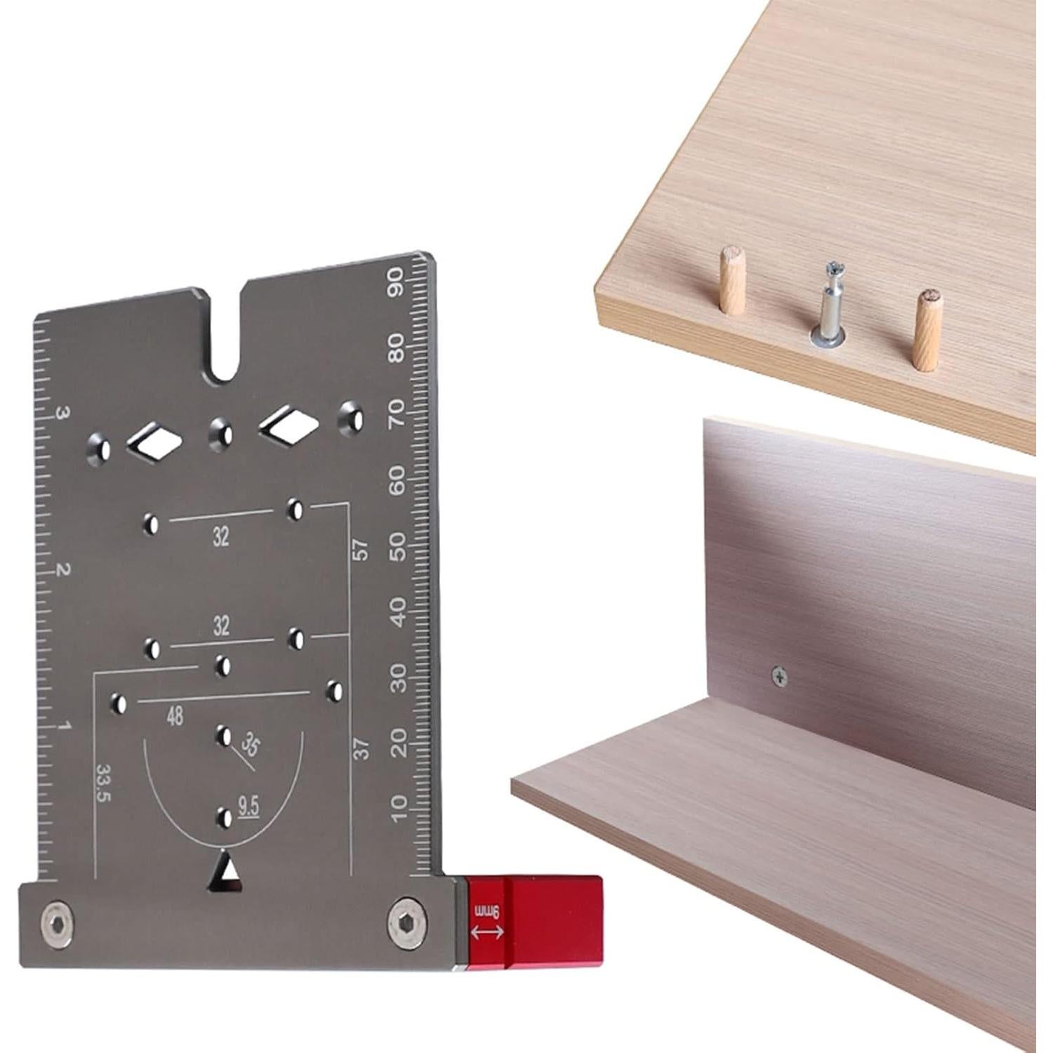 Localizador de Agujeros para Bisagras Yosoo 30cm Ajustable