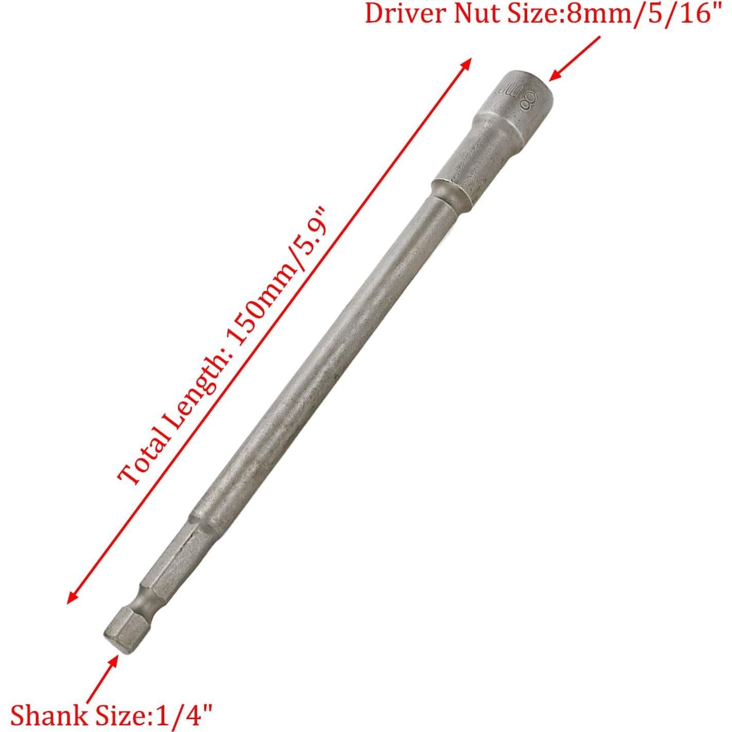Conjunto de Puntas Magnéticas Hexagonales Rannb 8mm 2 Piezas