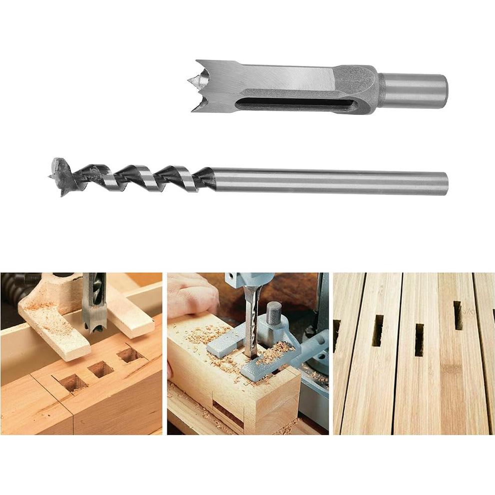 Broca Cuadrada Msiud 22cm para Carpintería - Acero Resistente