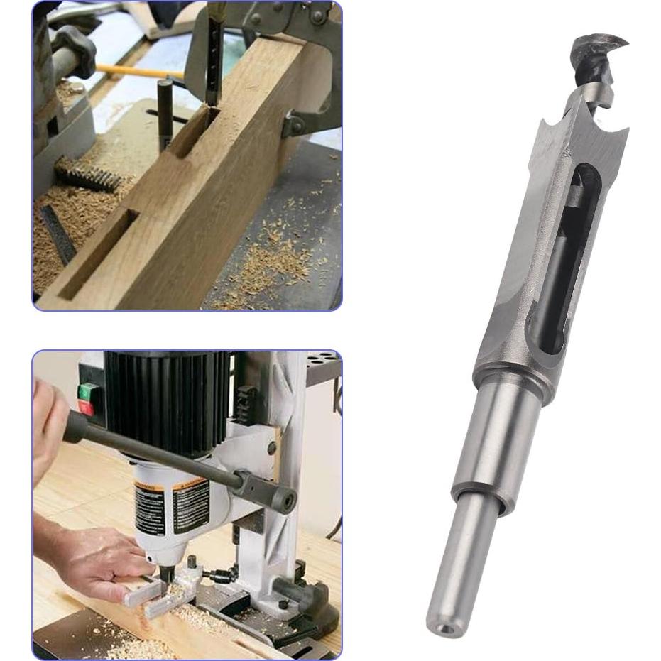 Broca Cuadrada Msiud 22cm para Carpintería - Acero Resistente