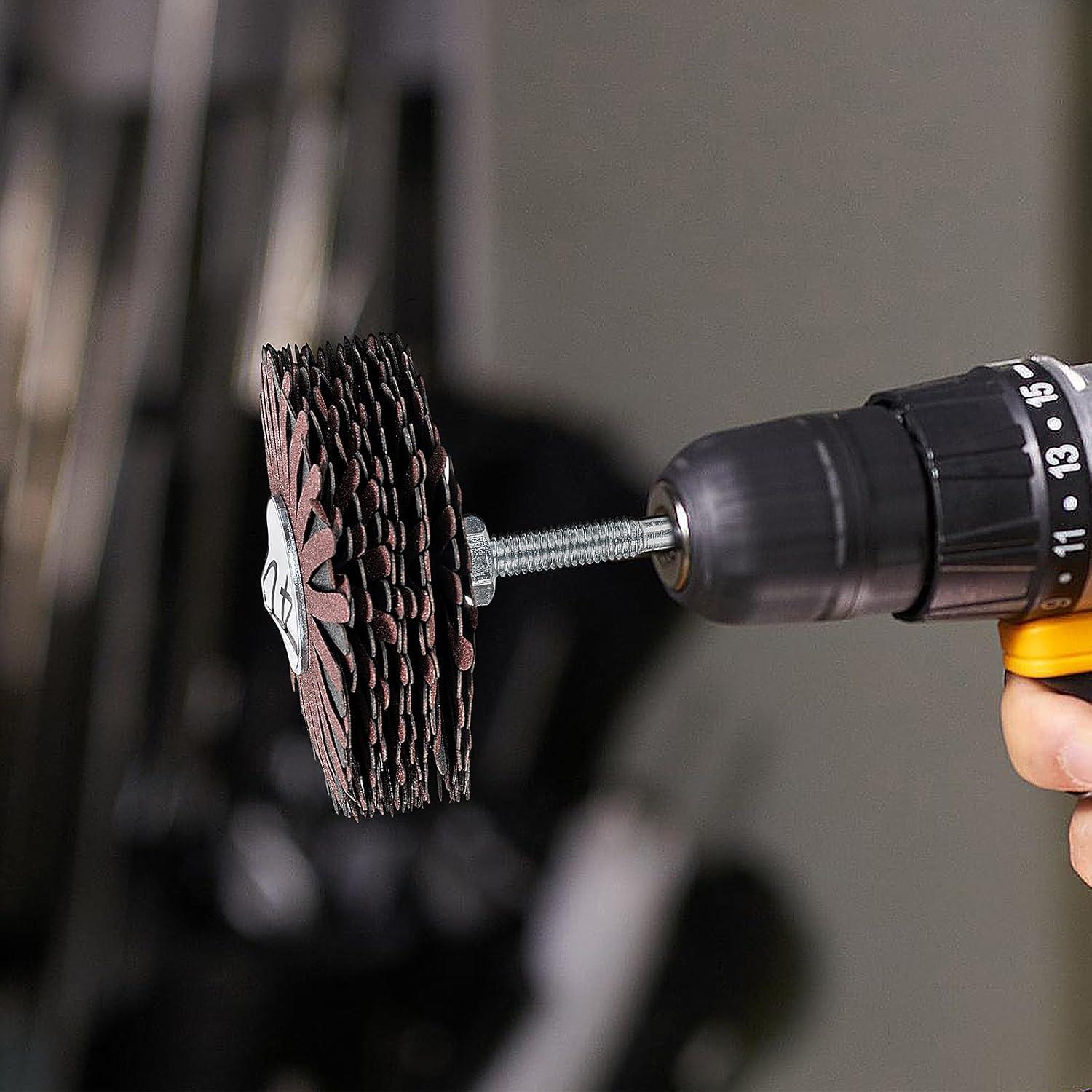 Paquete de 2 Ruedas de Lijado Abrasivas Kugnng 80mm Grano 150