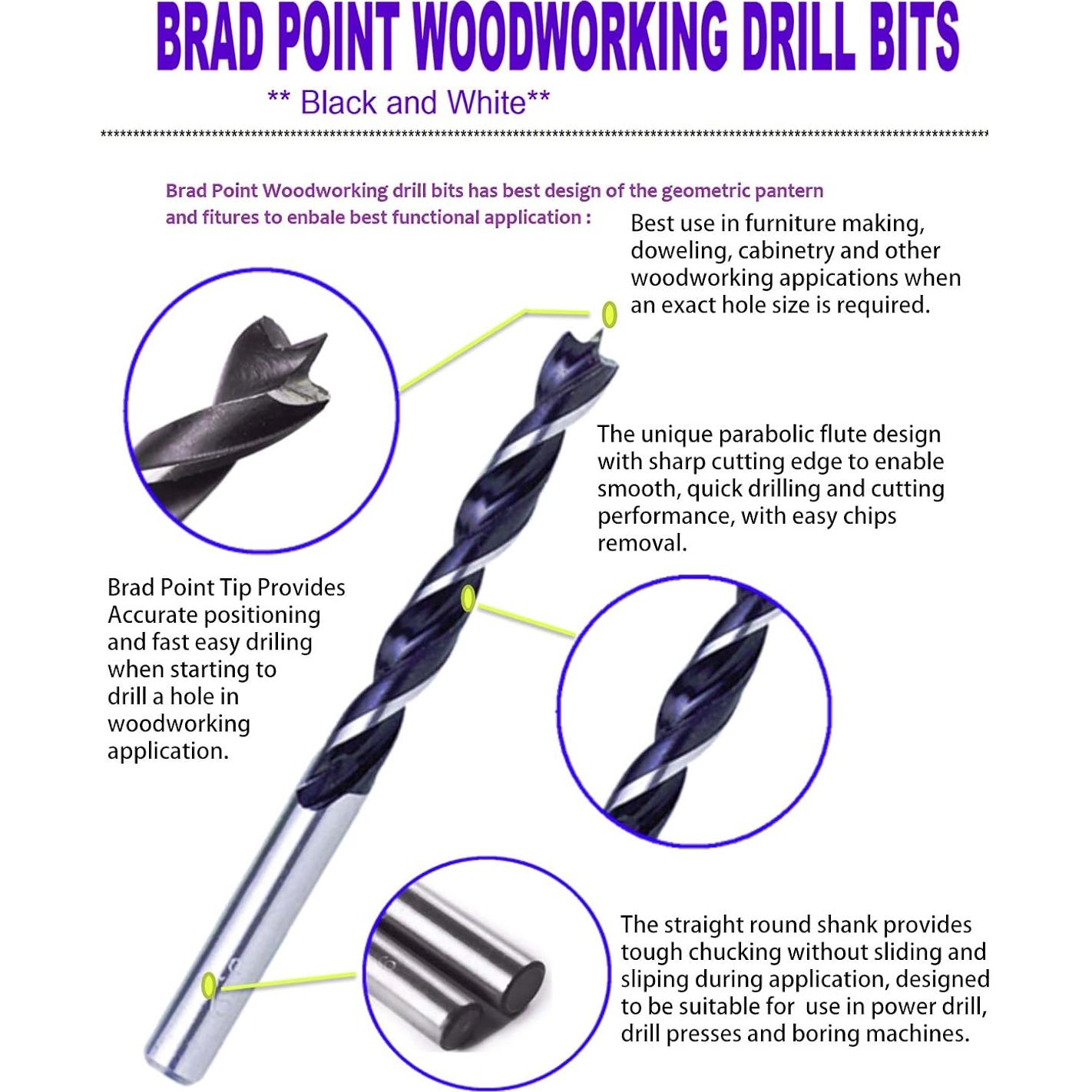 Juego de Brocas de Madera MAX-CRAFT 20 Pcs 3.2mm