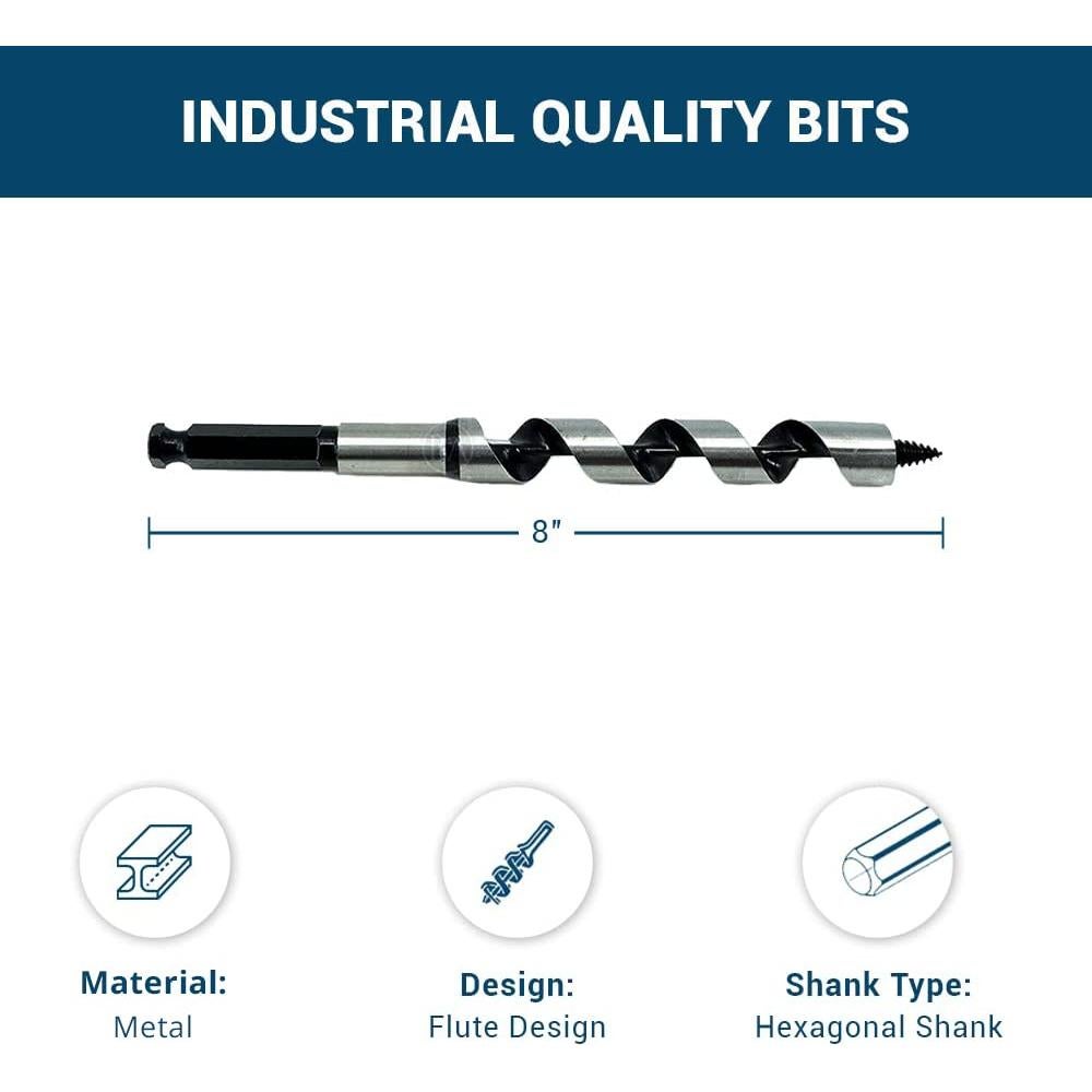 Bit de perforación de auger 19 mm Benchmark Abrasives