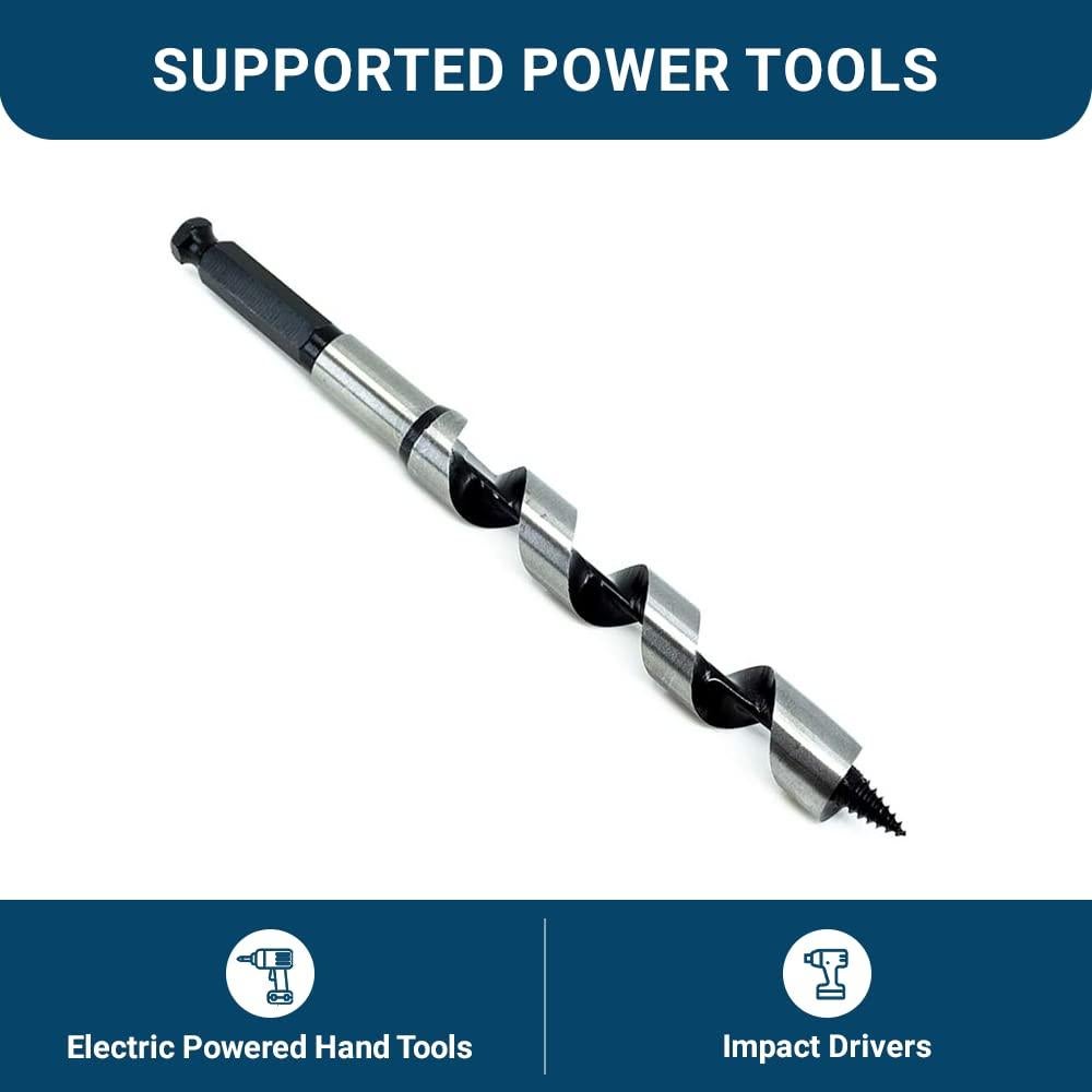 Bit de perforación de auger 19 mm Benchmark Abrasives