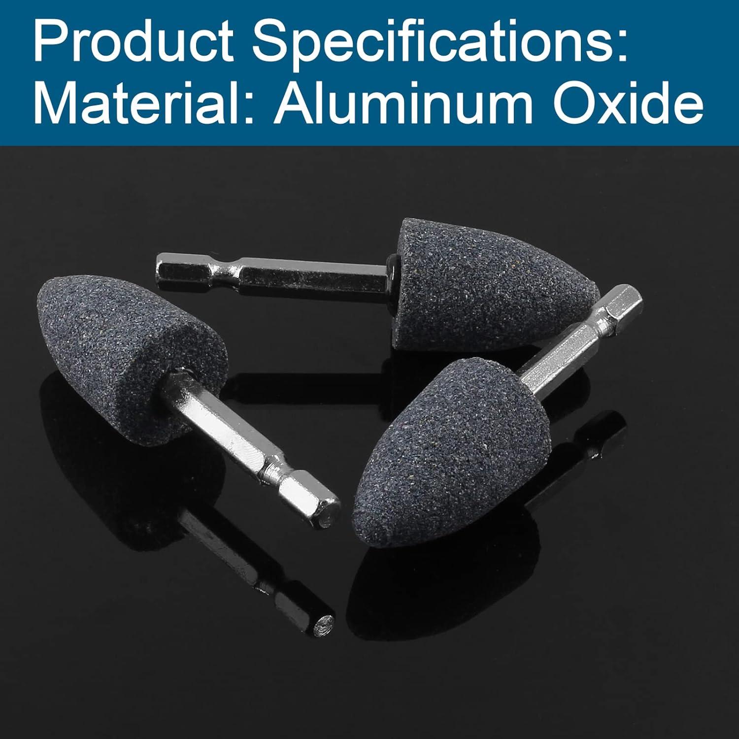 10 Puntas Abrasivas Aracombie 6.35mm para Taladro