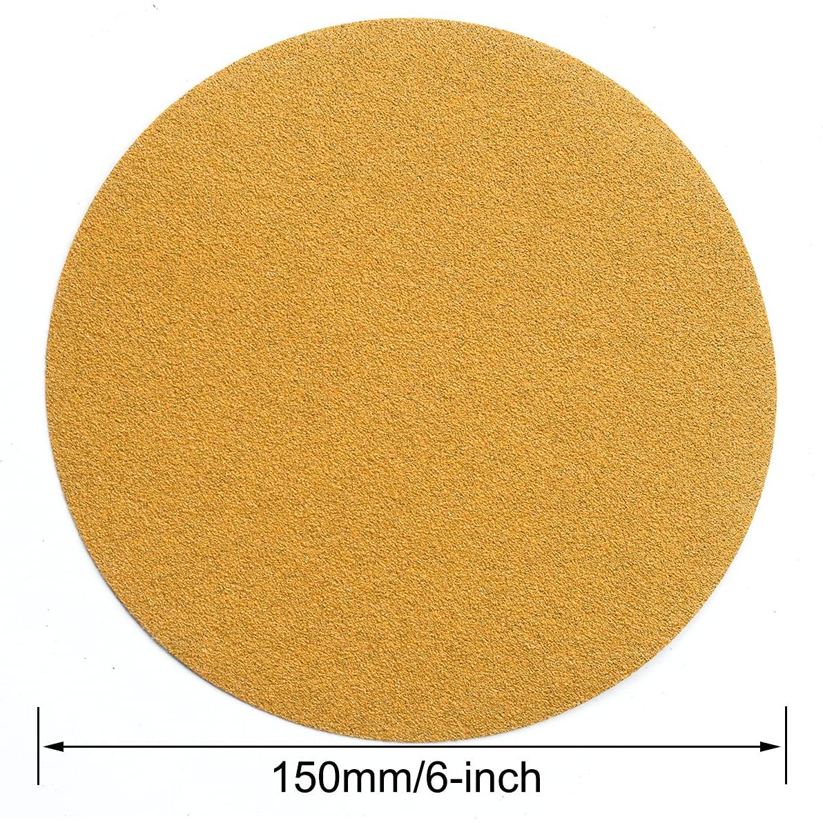 Discos de Lijado 100 Granos Aiyard 15,24 cm Velcro 100 Piezas