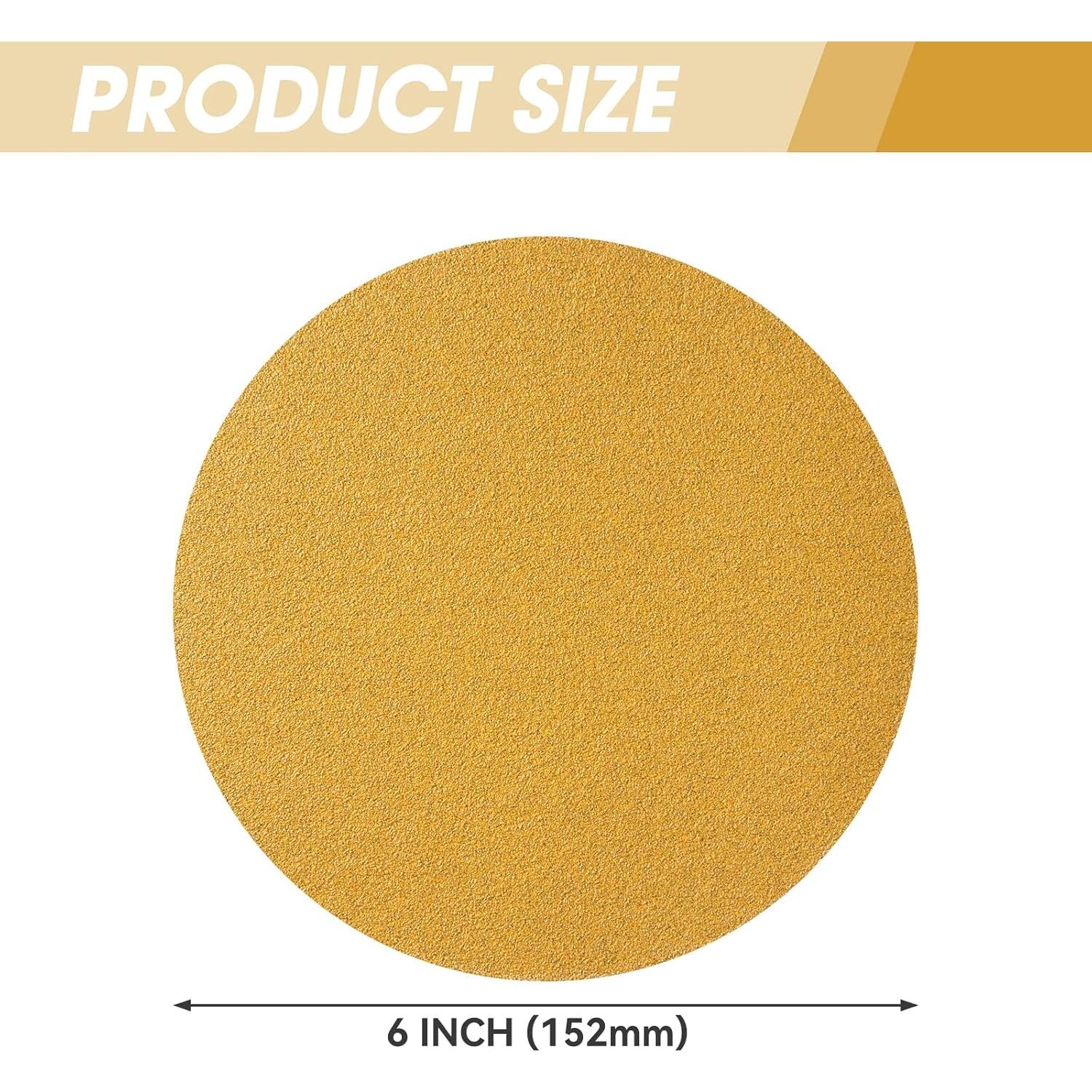 Discos de Lijado CowboyBOB 100 Pcs 15.24 cm 100 Grit PSA