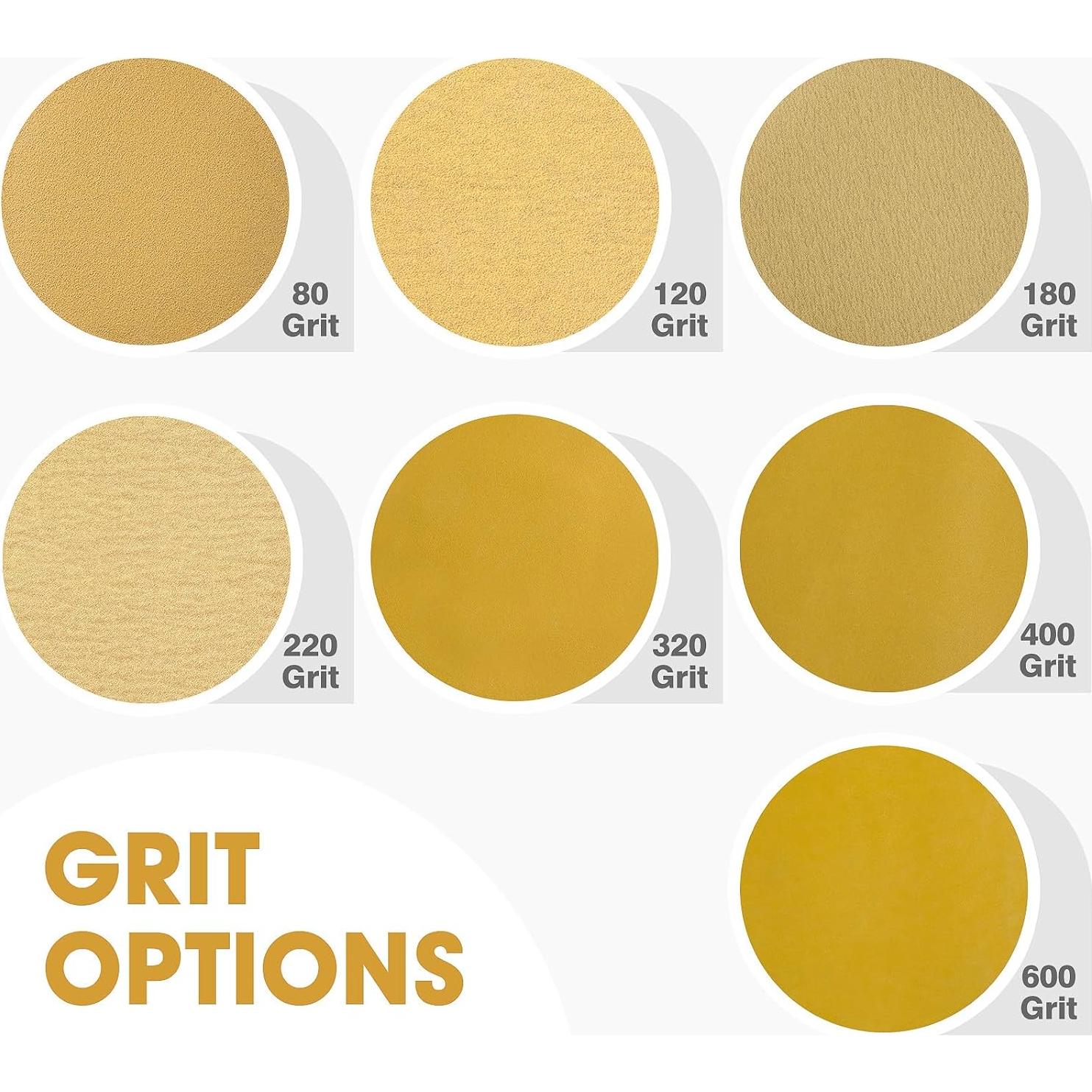 Discos de Lijado CowboyBOB 100 Pcs 15.24 cm 100 Grit PSA