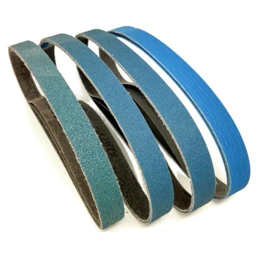 Cintas de Lijado Zivisk 10 mm x 330 mm 16 Piezas Granos Variados