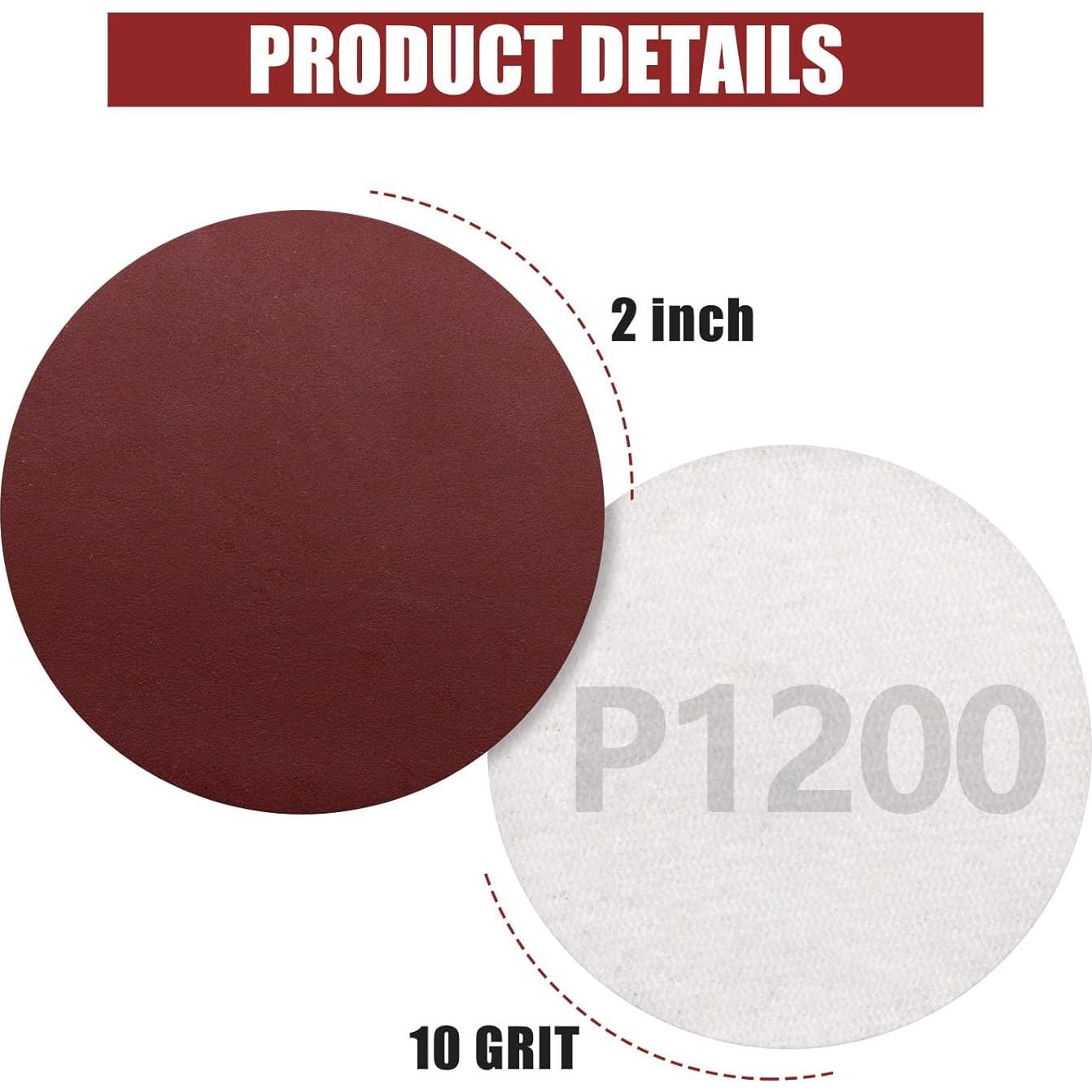 Discos de Lijado ZEHIQ 120 pcs 1200 Grano 5,08 cm