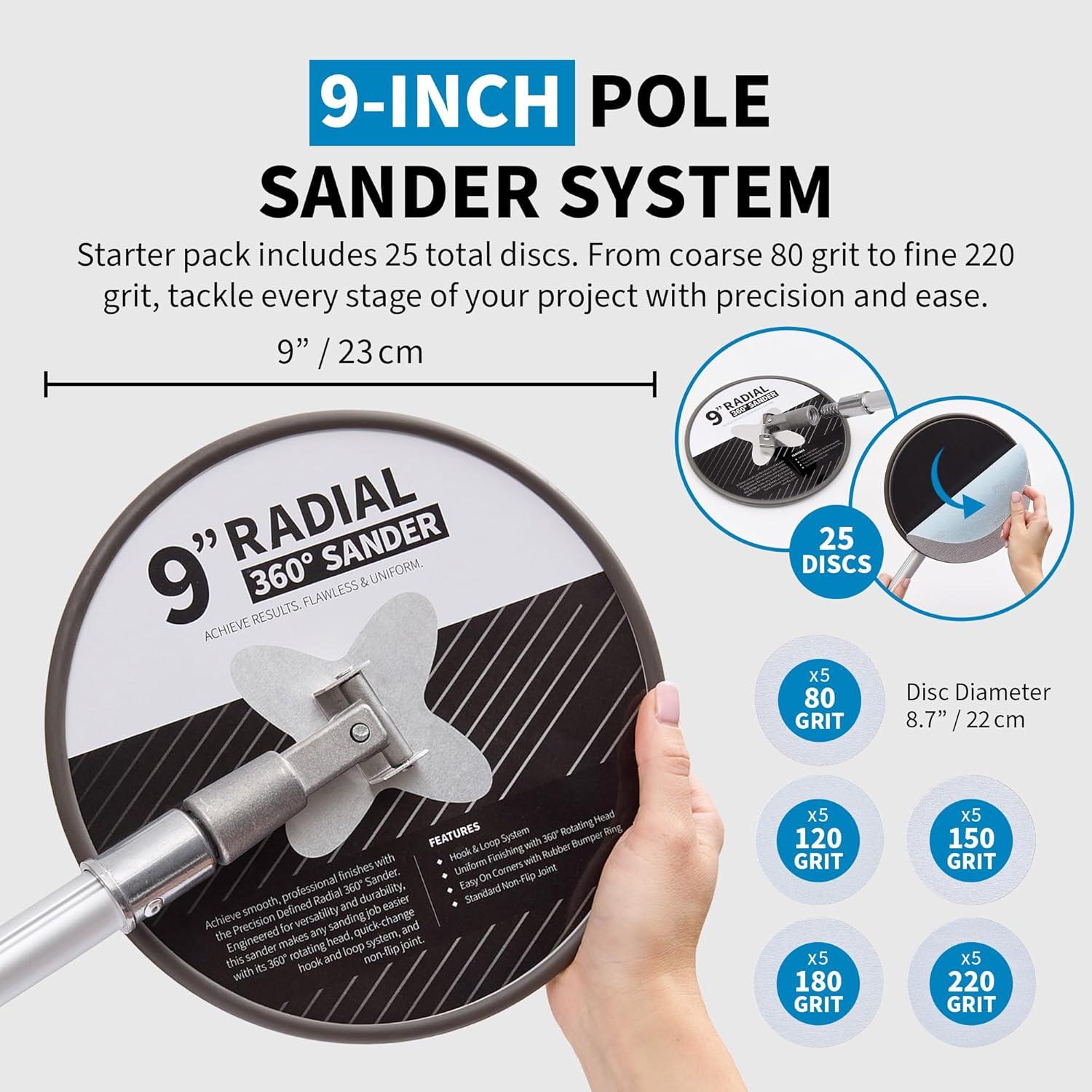 Discos de Lija Precision Defined 22.86 cm 25 Hojas Variadas