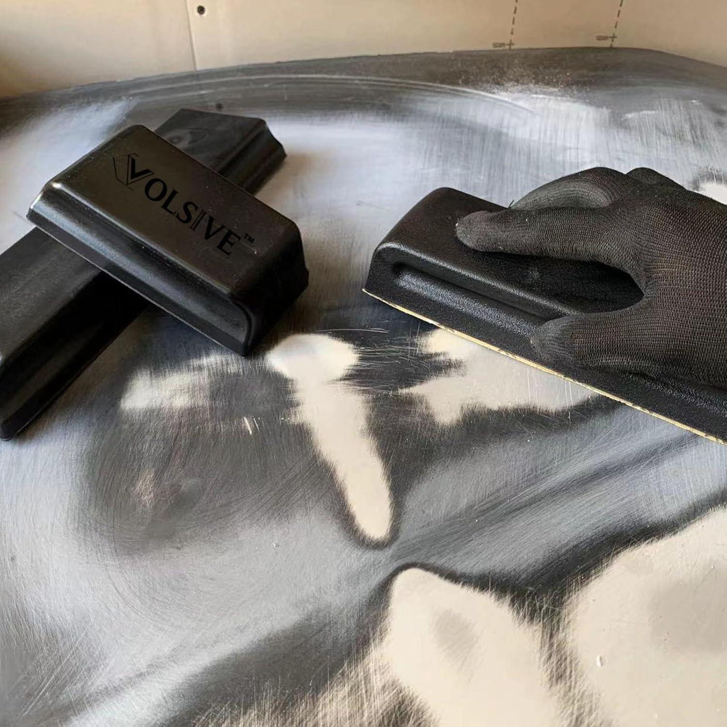 Juego de Bloques de Lijado VOLSIVE 3Pcs para Madera y Carrocería