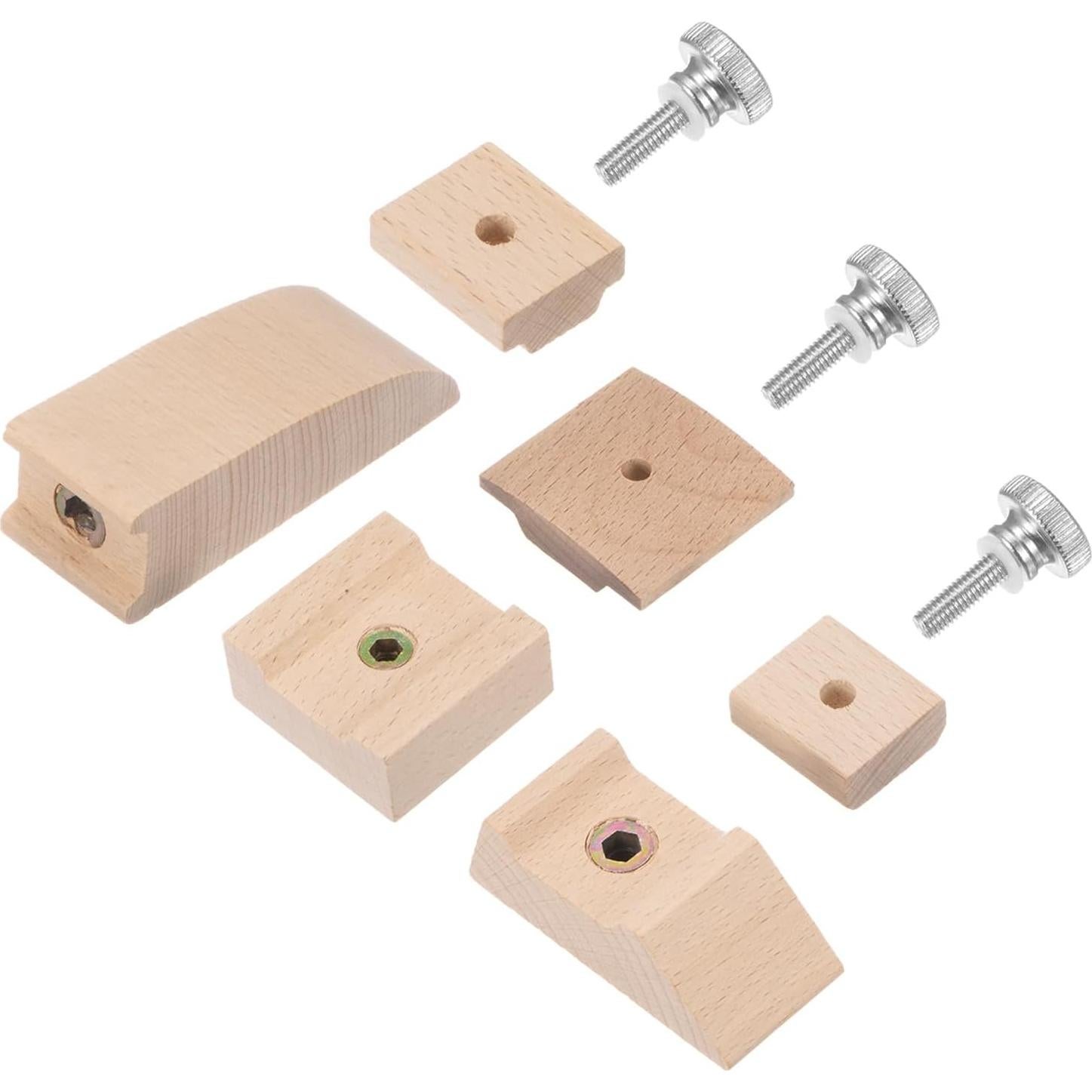 Set de Bloques de Lijado Manual Harfington 3 Pcs Madera