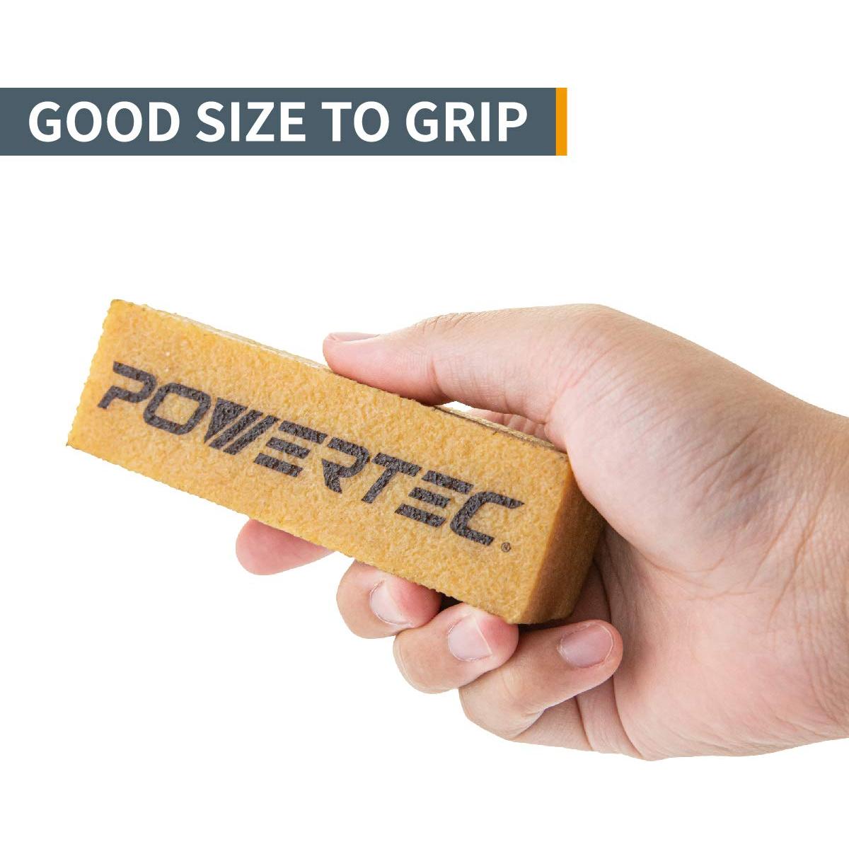 Palo de Limpieza Abrasivo POWERTEC 2 Piezas 11 cm y 21 cm