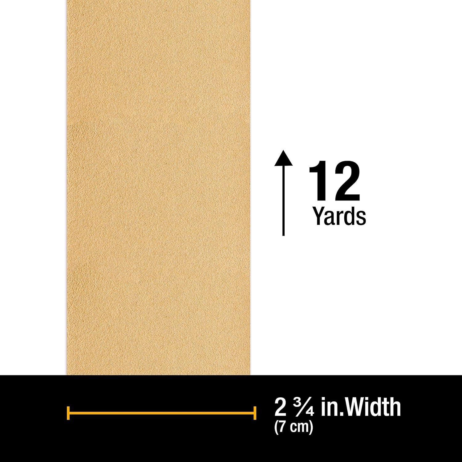 Papel de Lija Dura-Gold 100 Grano Oro 7 cm x 12 m